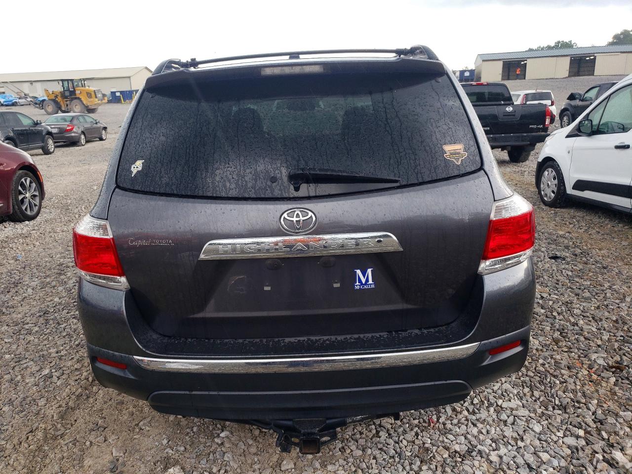 2013 Toyota Highlander Limited Серый vin: 5TDYK3EH2DS097816