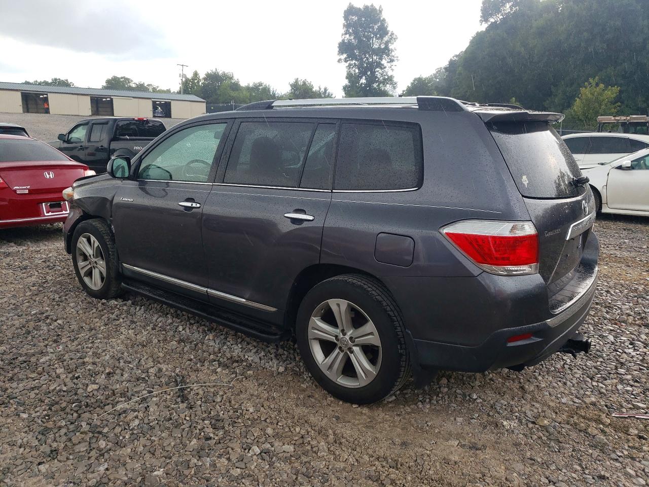 2013 Toyota Highlander Limited Серый vin: 5TDYK3EH2DS097816