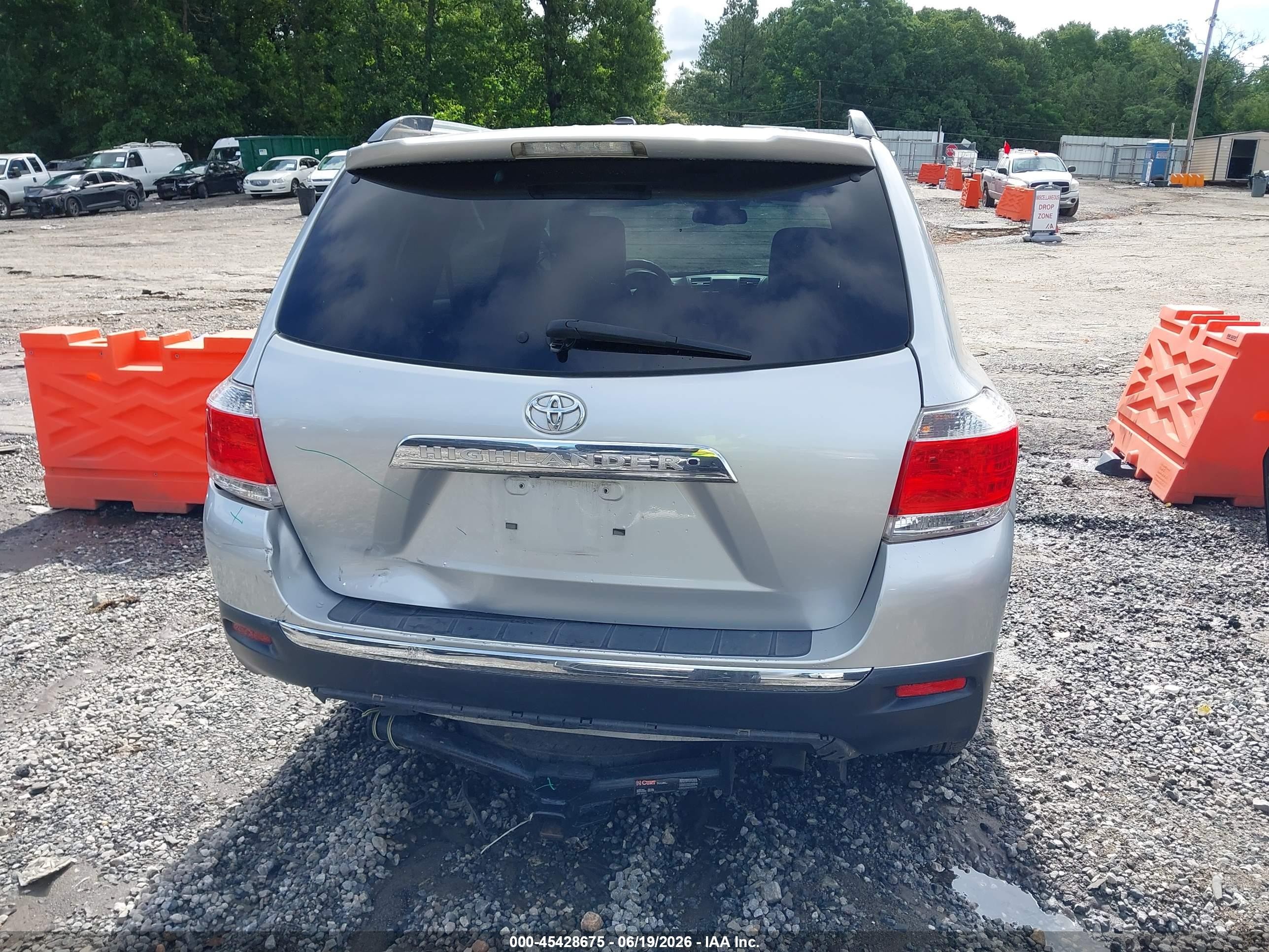 2013 Toyota Highlander Limited V6 Silver vin: 5TDYK3EH2DS110581