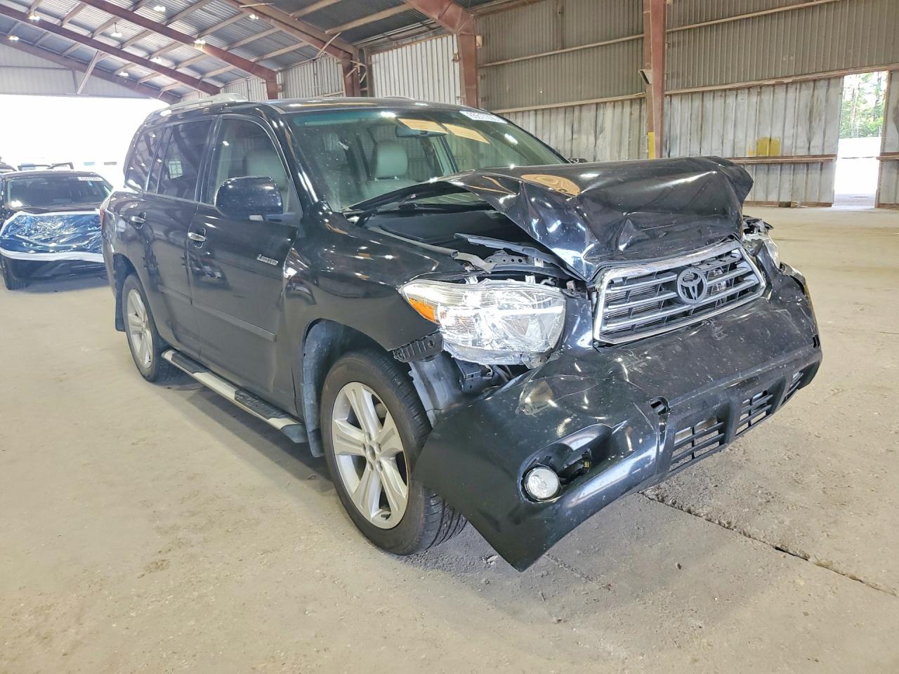 2010 Toyota Highlander Limited Black vin: 5TDYK3EH3AS007777