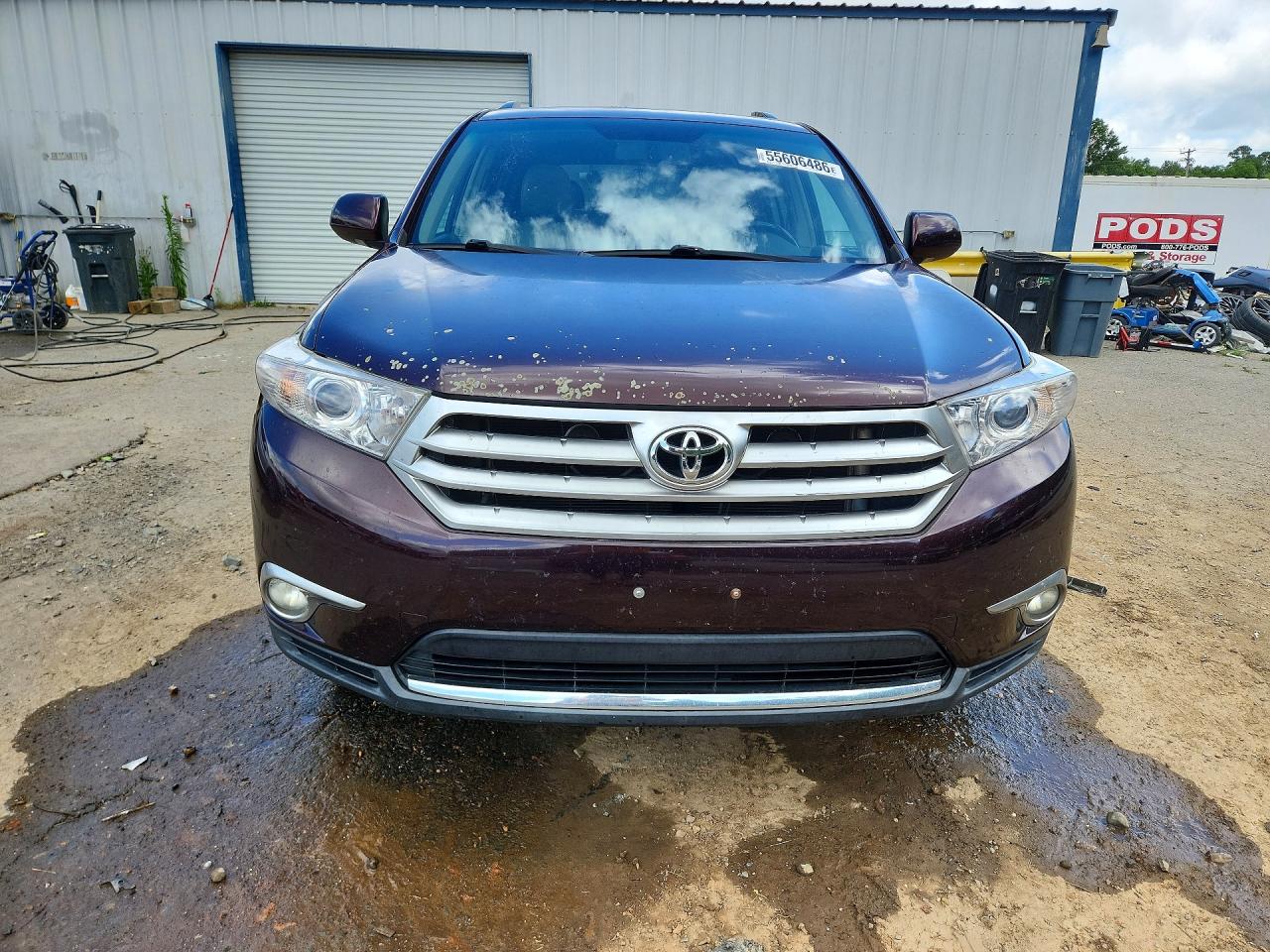 2011 Toyota Highlander Limited Burgundy vin: 5TDYK3EH3BS038433