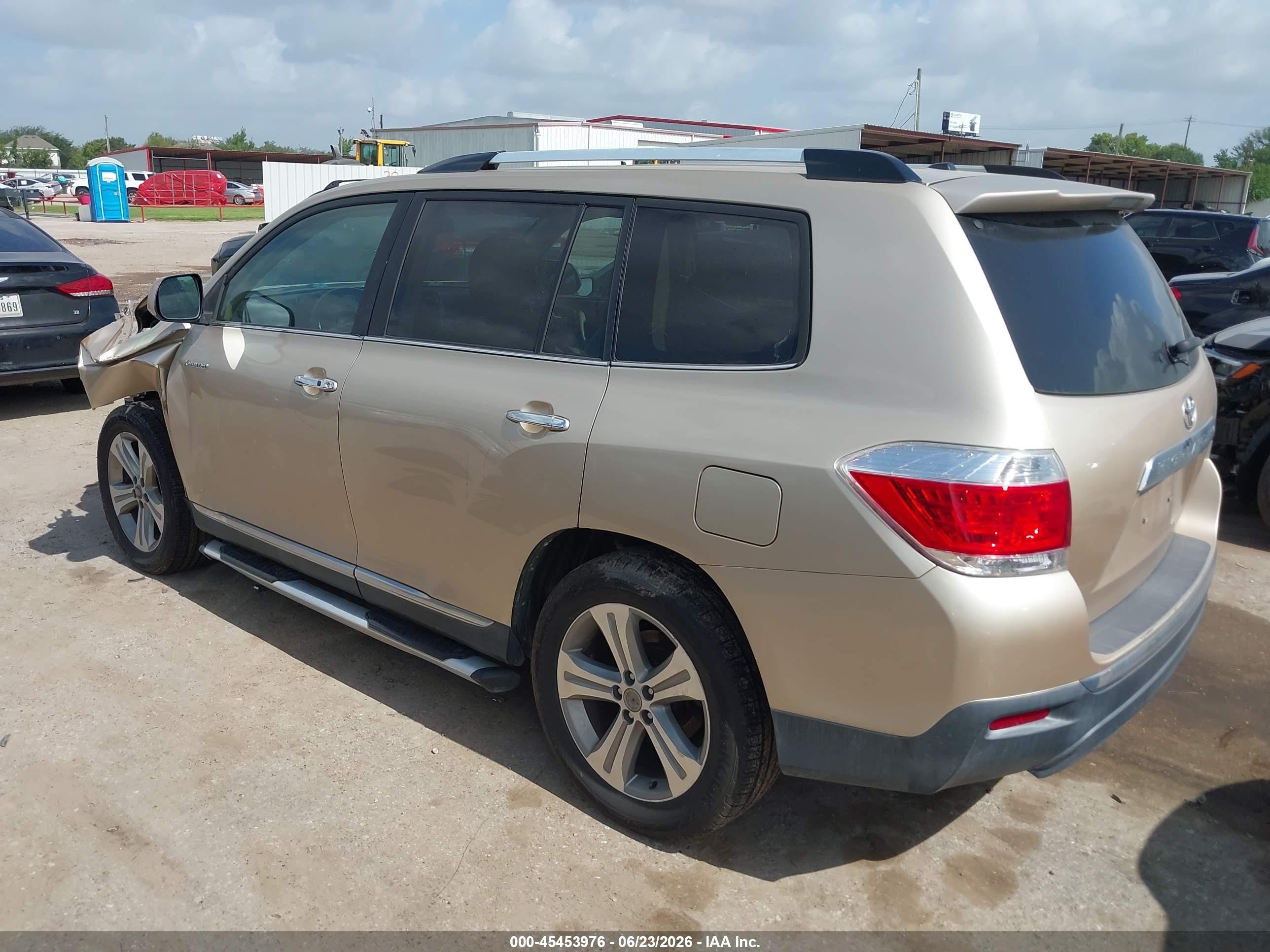 2011 Toyota Highlander Limited V6 Champagne vin: 5TDYK3EH3BS043048