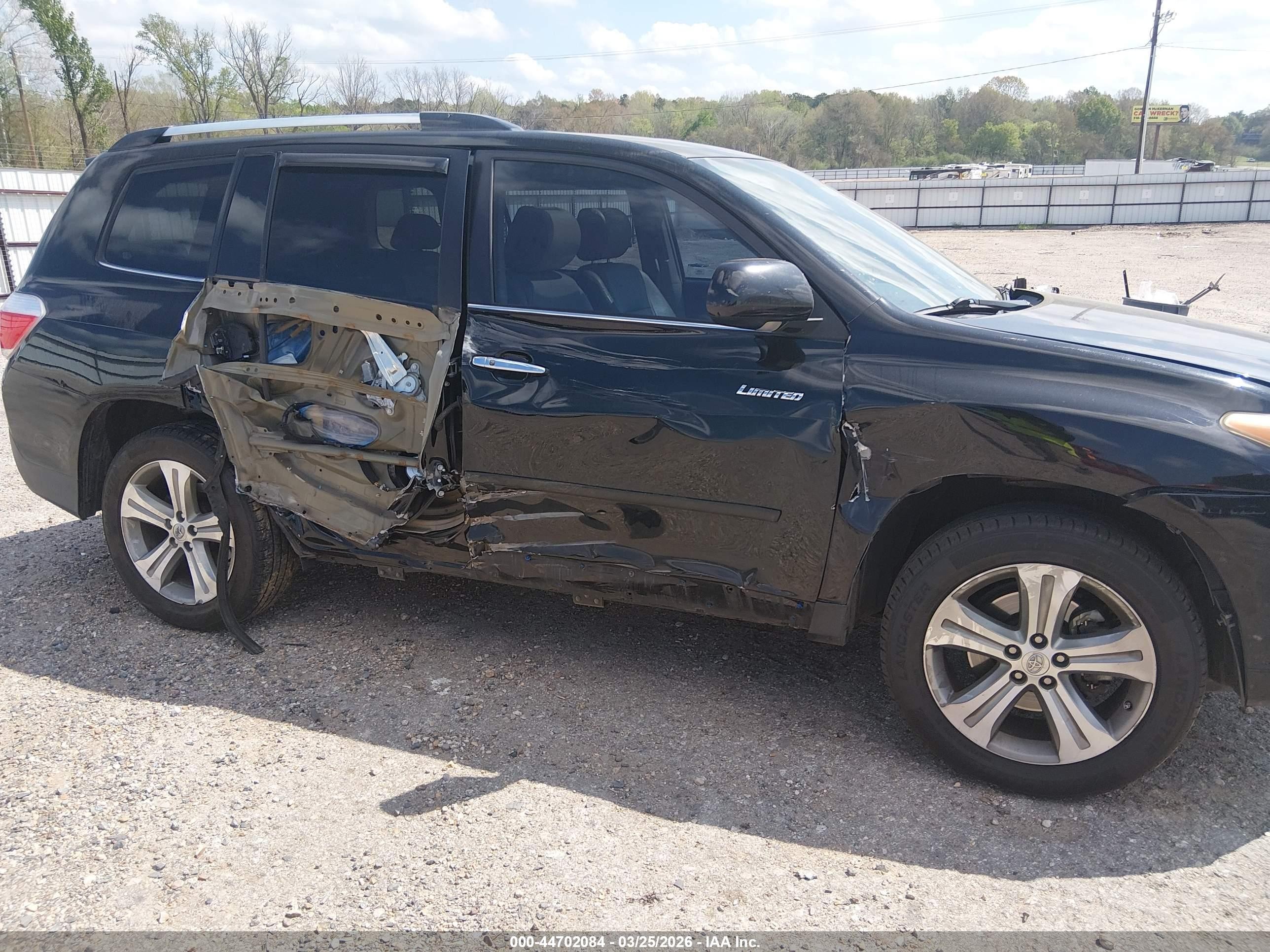 2011 Toyota Highlander Limited V6 Black vin: 5TDYK3EH3BS044166
