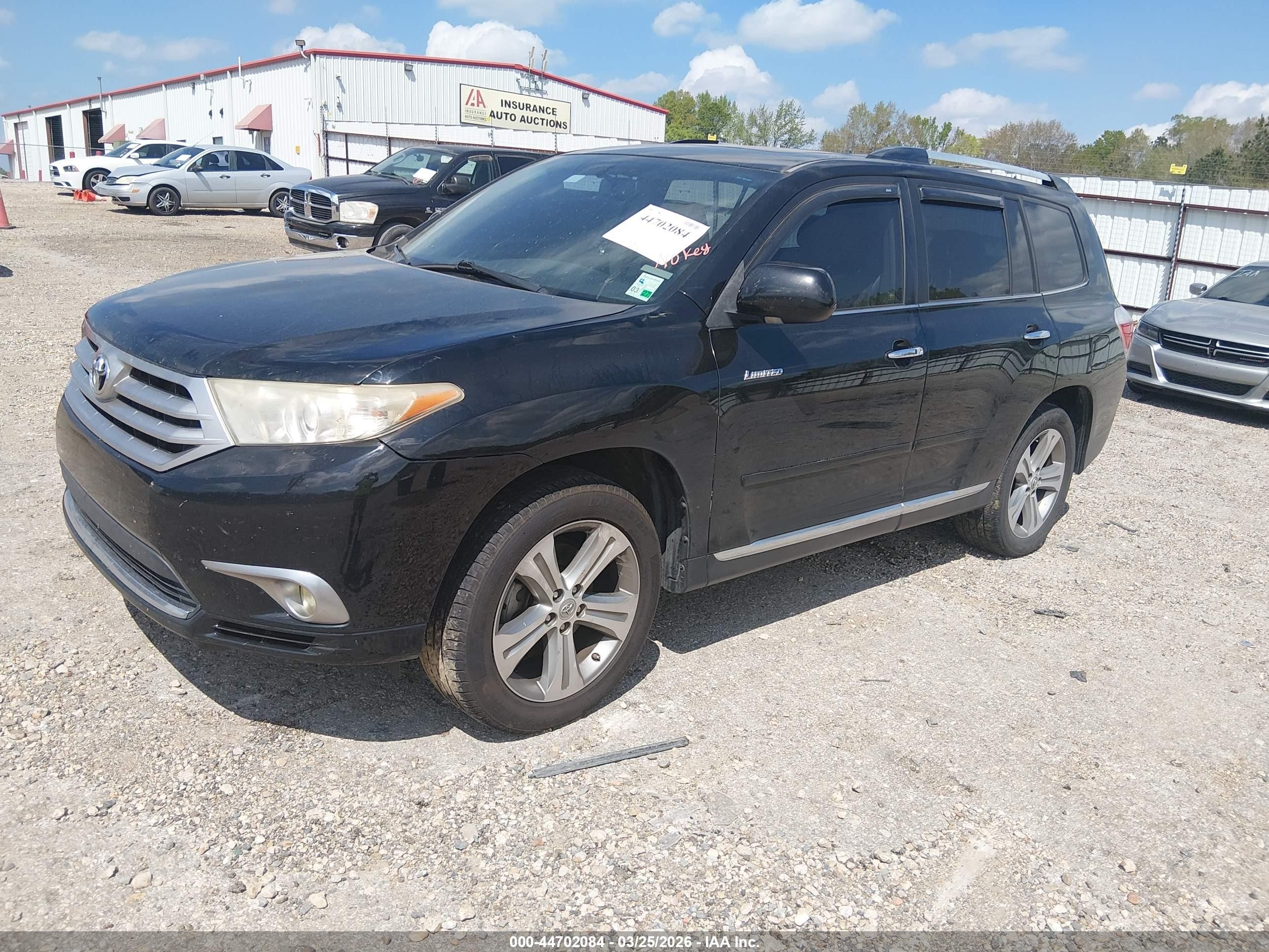 2011 Toyota Highlander Limited V6 Black vin: 5TDYK3EH3BS044166