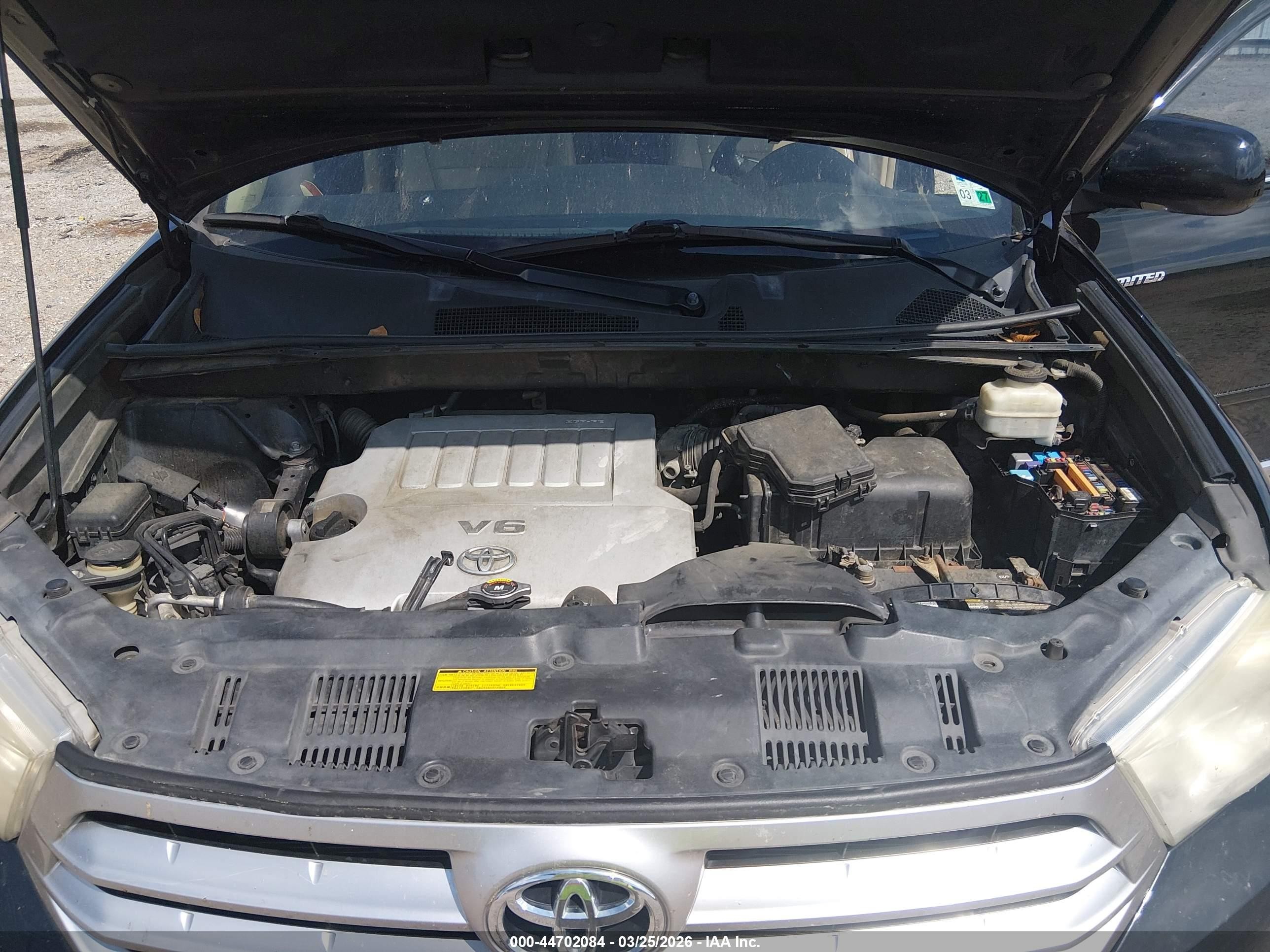 2011 Toyota Highlander Limited V6 Black vin: 5TDYK3EH3BS044166