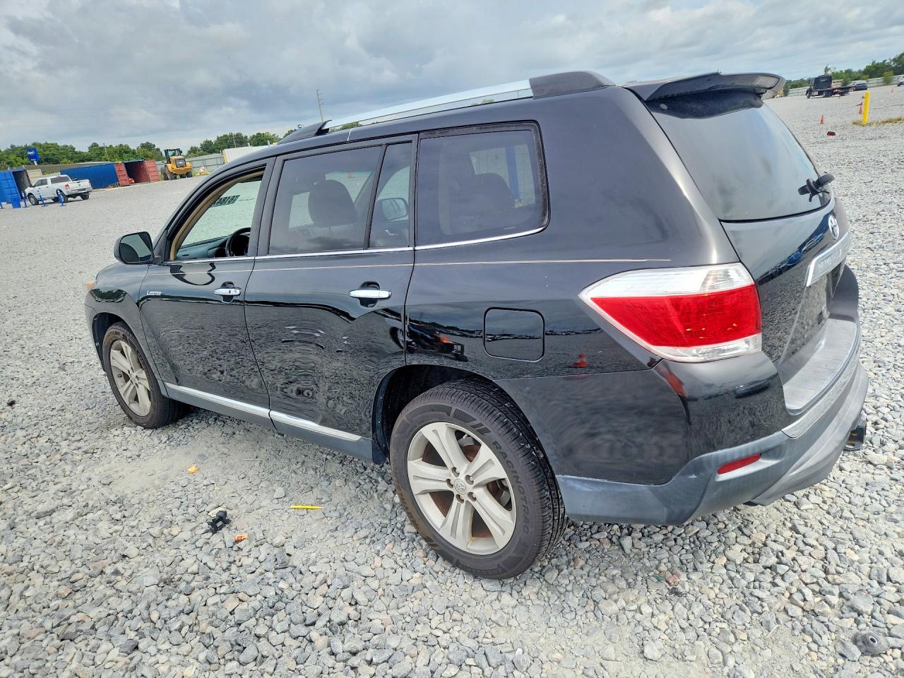 2012 Toyota Highlander Limited Black vin: 5TDYK3EH3CS082823