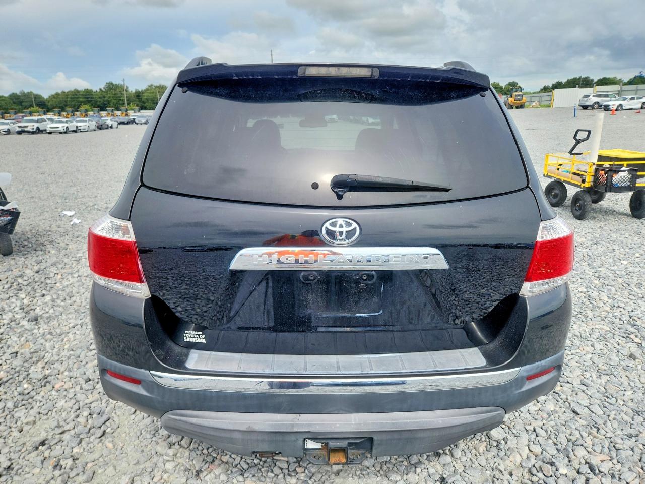 2012 Toyota Highlander Limited Black vin: 5TDYK3EH3CS082823