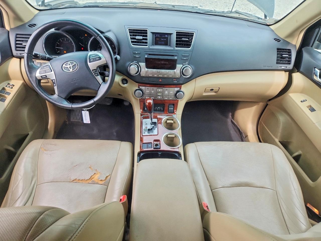 2012 Toyota Highlander Limited Black vin: 5TDYK3EH3CS082823