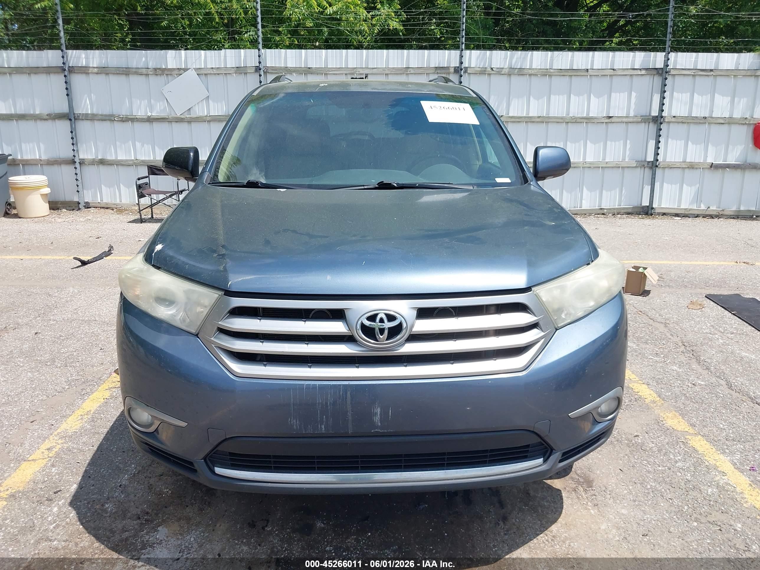 2013 Toyota Highlander Limited V6 Blue vin: 5TDYK3EH3DS097291