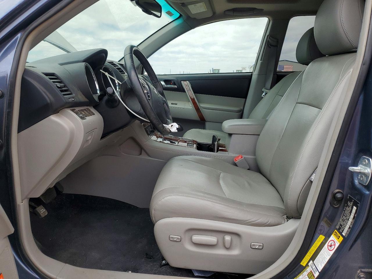 2013 Toyota Highlander Limited Blue vin: 5TDYK3EH3DS107687