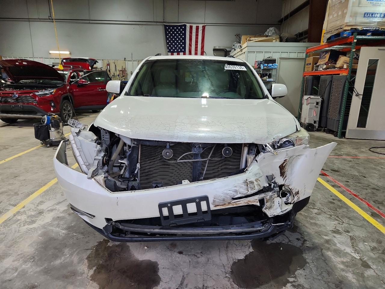 2013 Toyota Highlander Limited White vin: 5TDYK3EH3DS130189