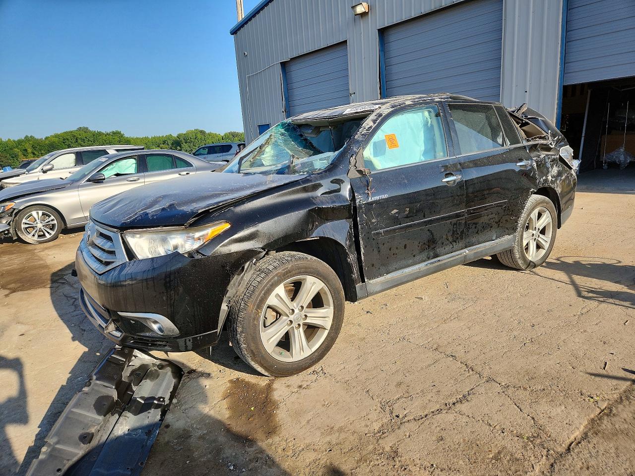 2012 Toyota Highlander Limited Черный vin: 5TDYK3EH4CS066226