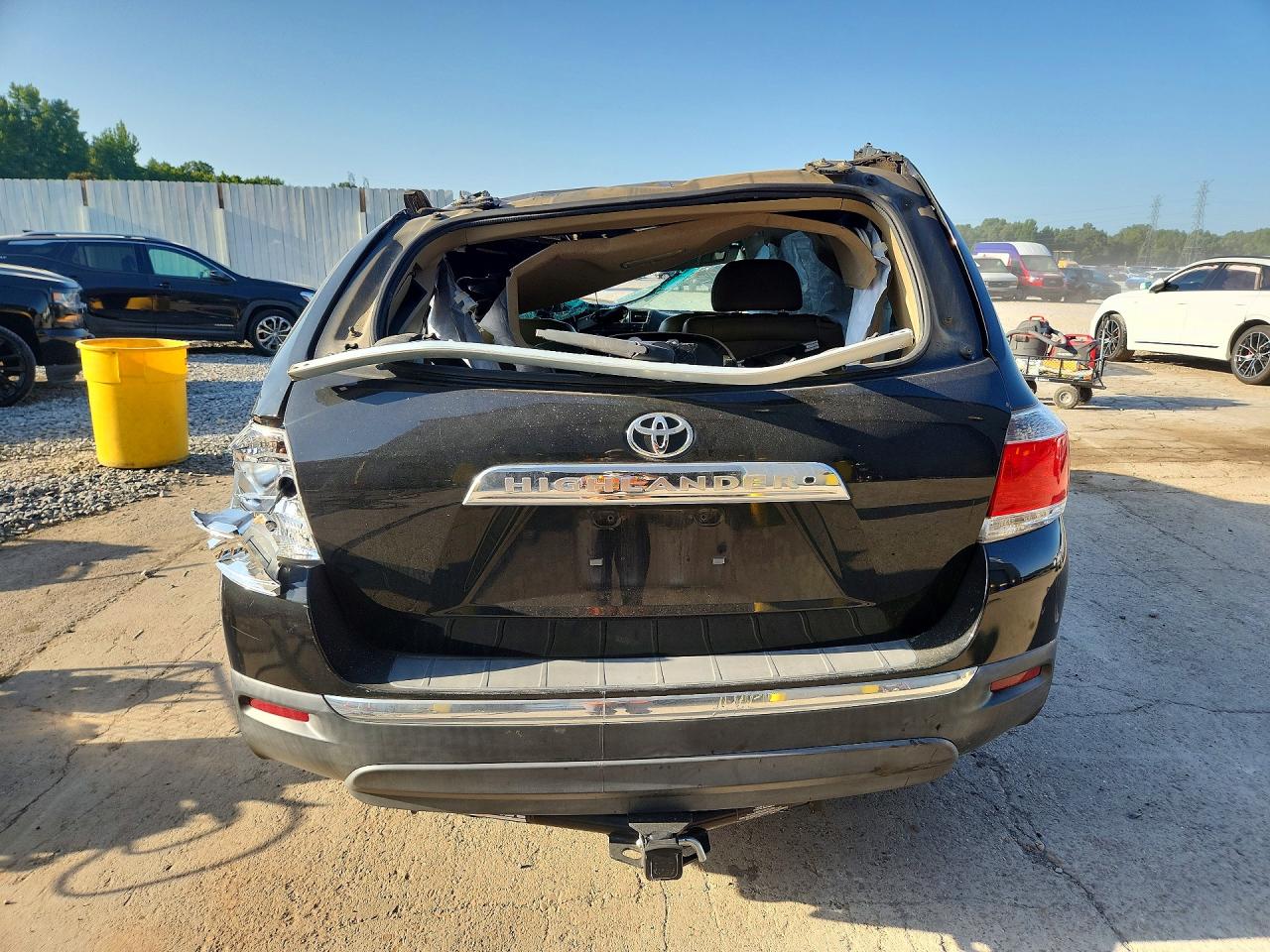 2012 Toyota Highlander Limited Black vin: 5TDYK3EH4CS066226