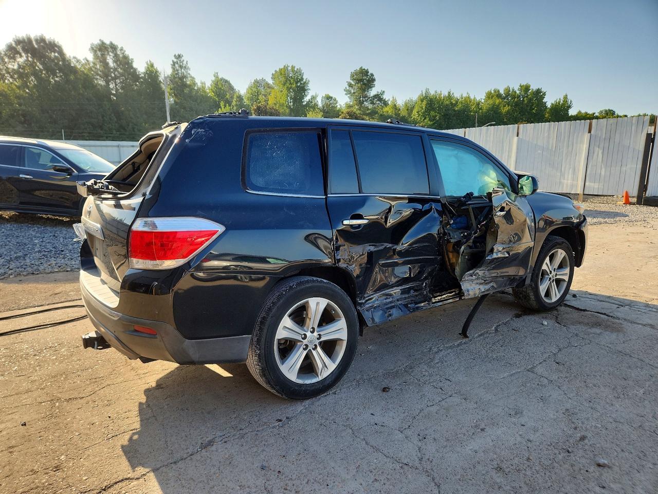 2012 Toyota Highlander Limited Black vin: 5TDYK3EH4CS066226