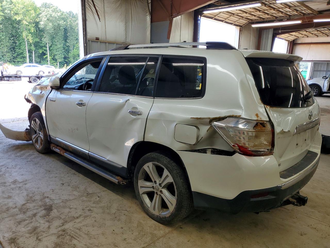 2012 Toyota Highlander Limited Белый vin: 5TDYK3EH4CS078537