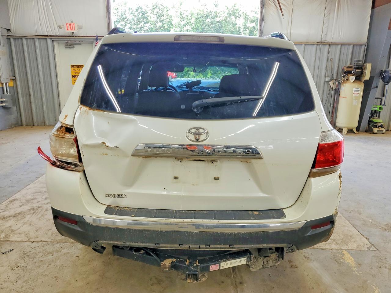 2012 Toyota Highlander Limited Белый vin: 5TDYK3EH4CS078537