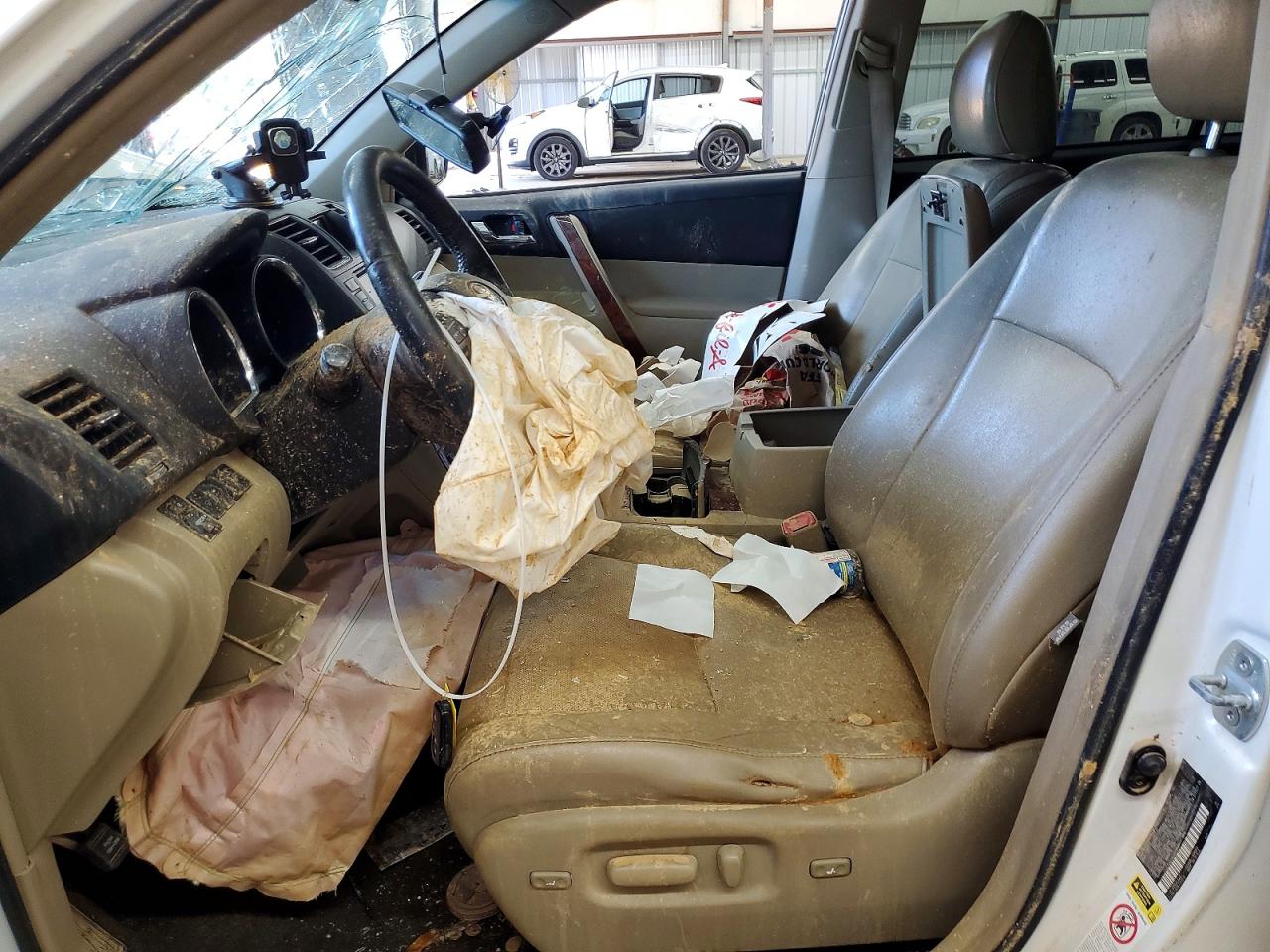 2012 Toyota Highlander Limited Белый vin: 5TDYK3EH4CS078537