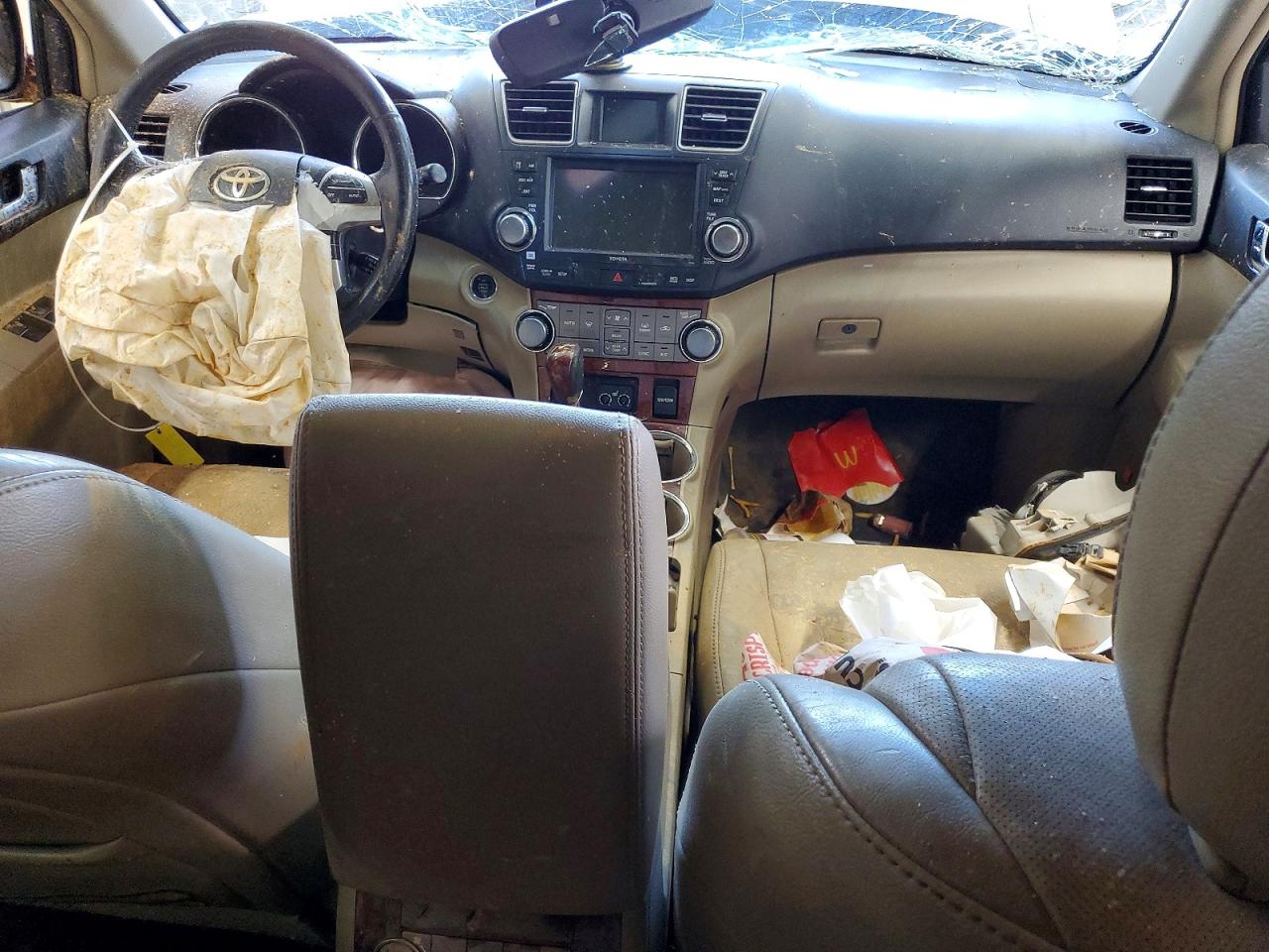 2012 Toyota Highlander Limited Белый vin: 5TDYK3EH4CS078537