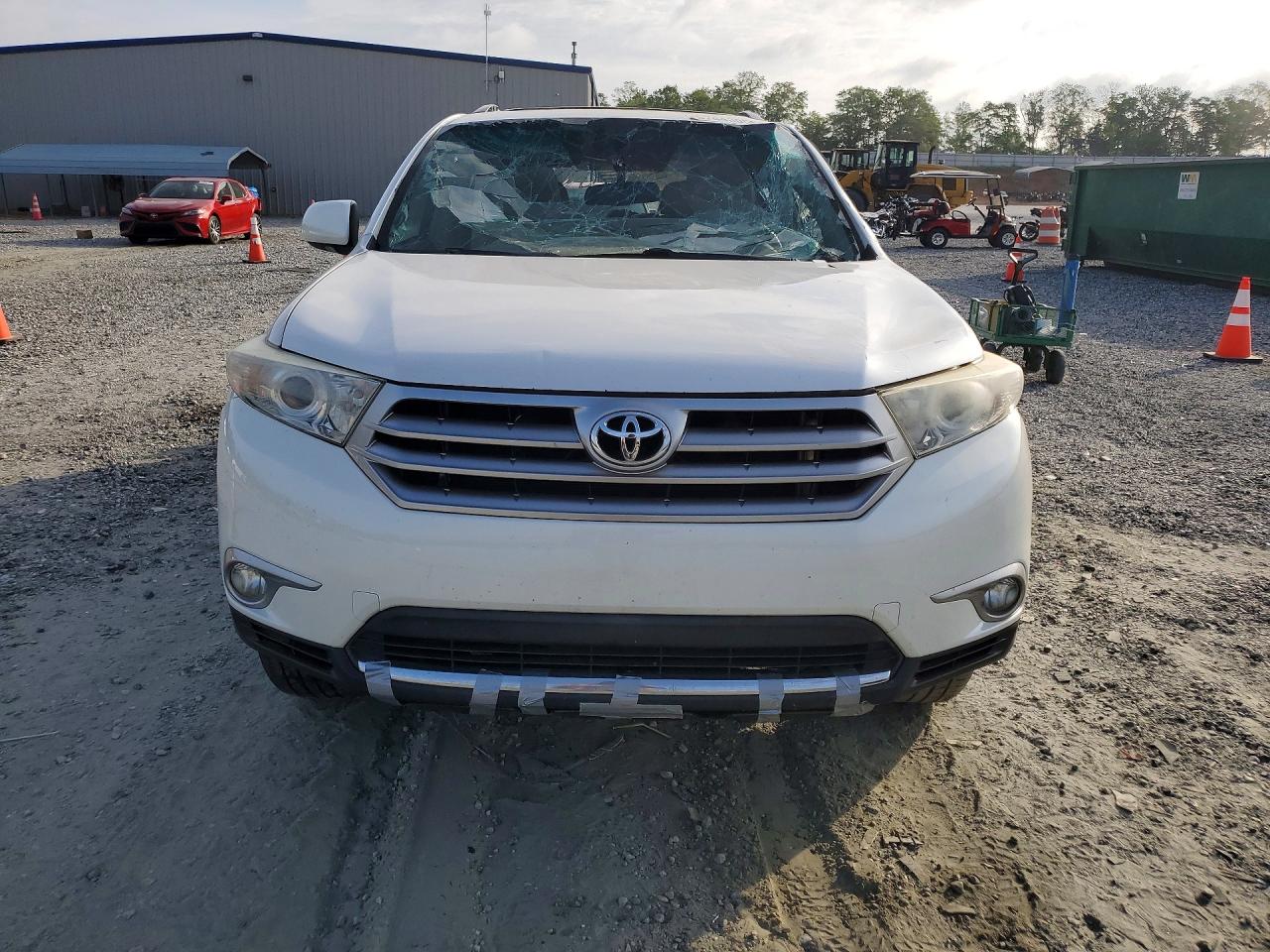 2012 Toyota Highlander Limited White vin: 5TDYK3EH4CS084113
