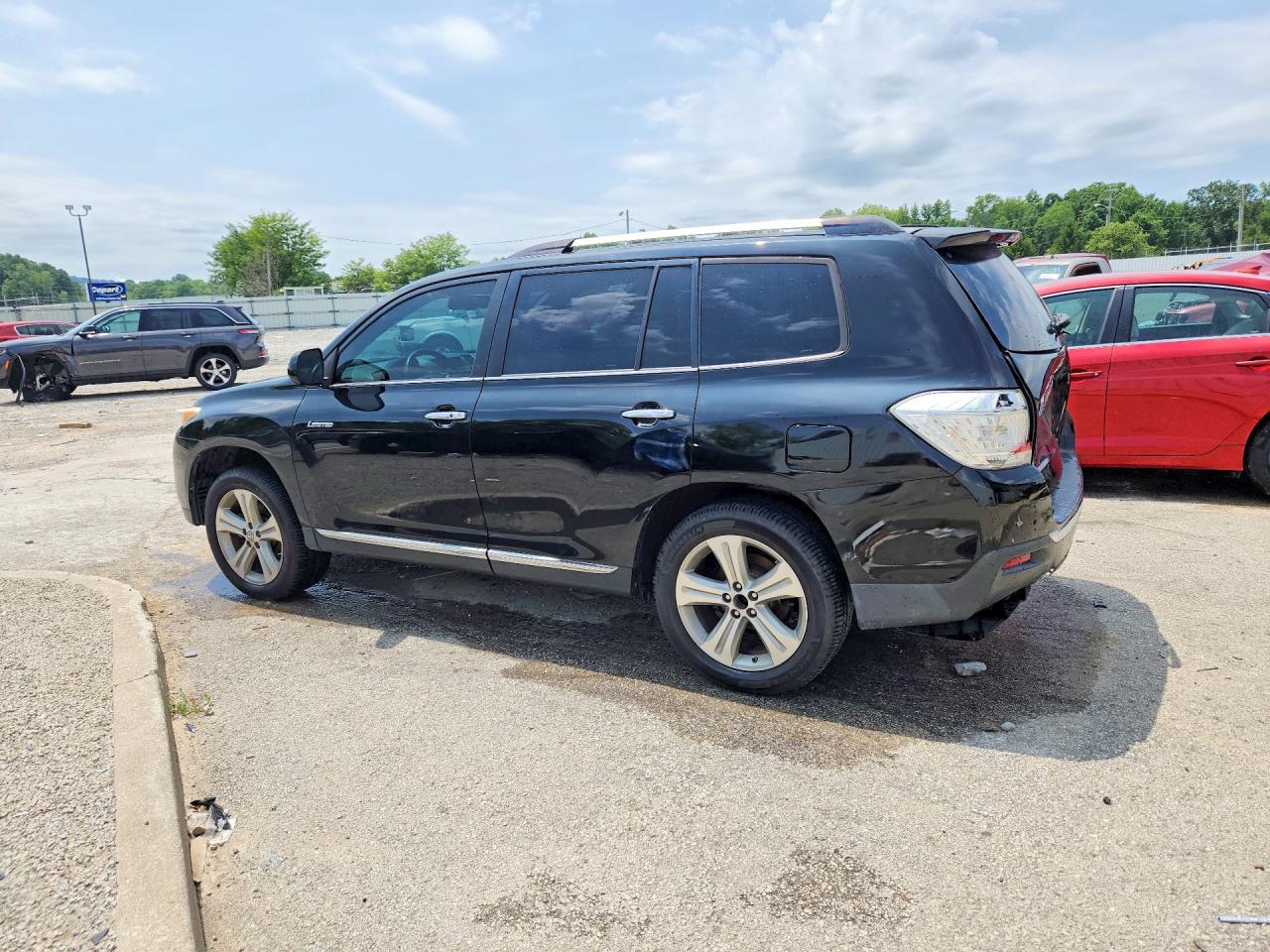 2013 Toyota Highlander Limited Black vin: 5TDYK3EH4DS126426