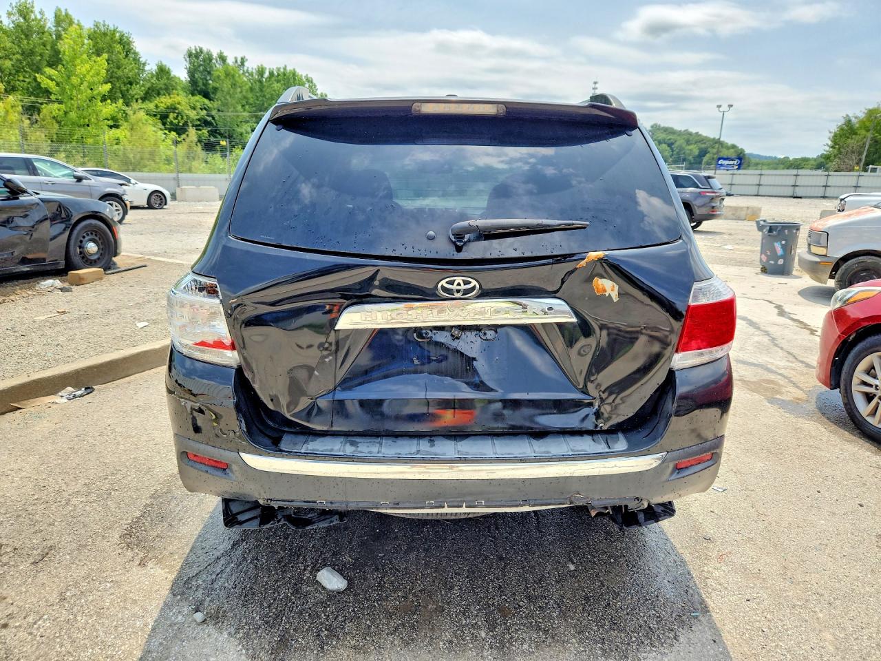2013 Toyota Highlander Limited Black vin: 5TDYK3EH4DS126426