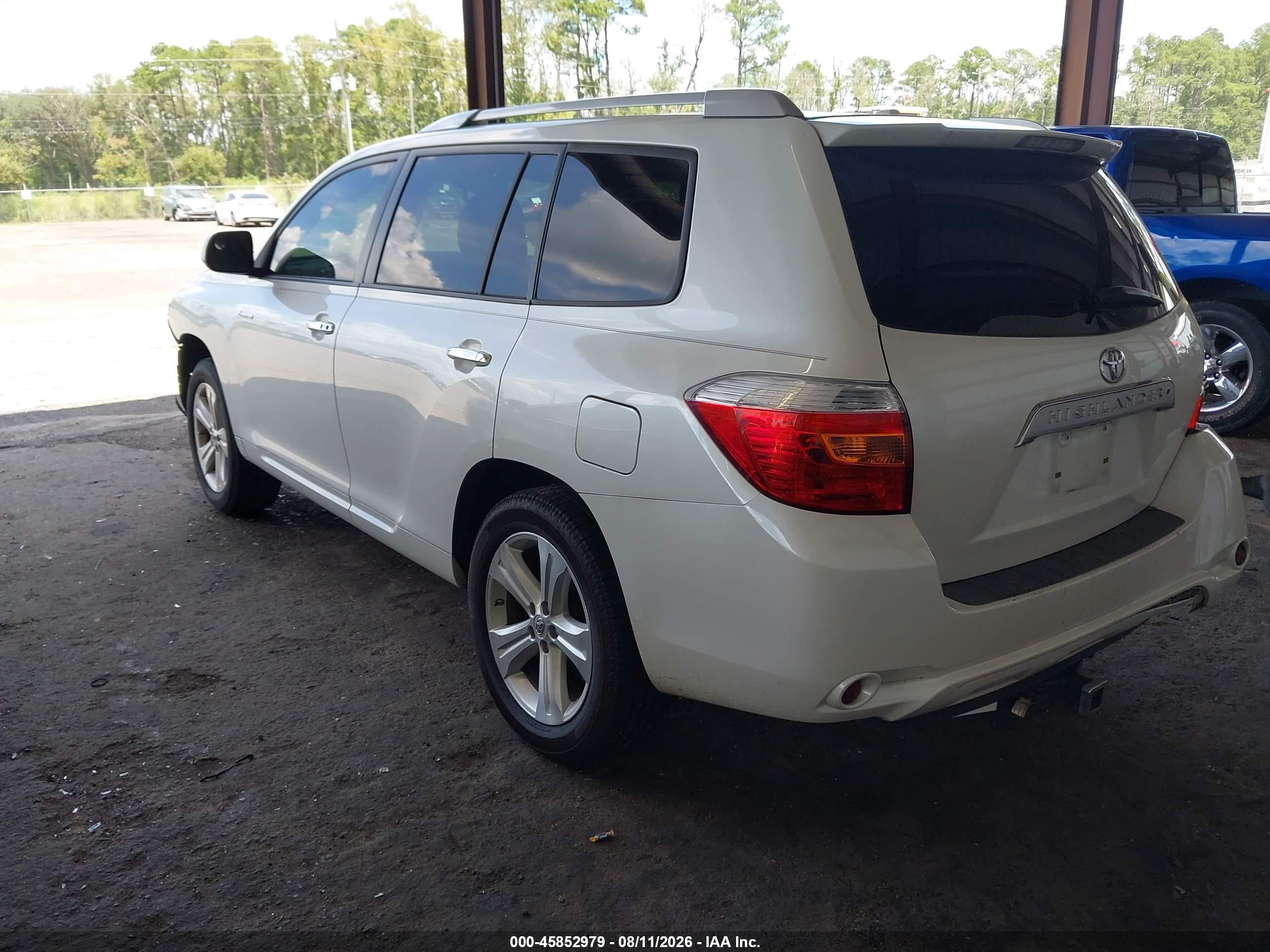2010 Toyota Highlander Limited V6 Белый vin: 5TDYK3EH5AS010714