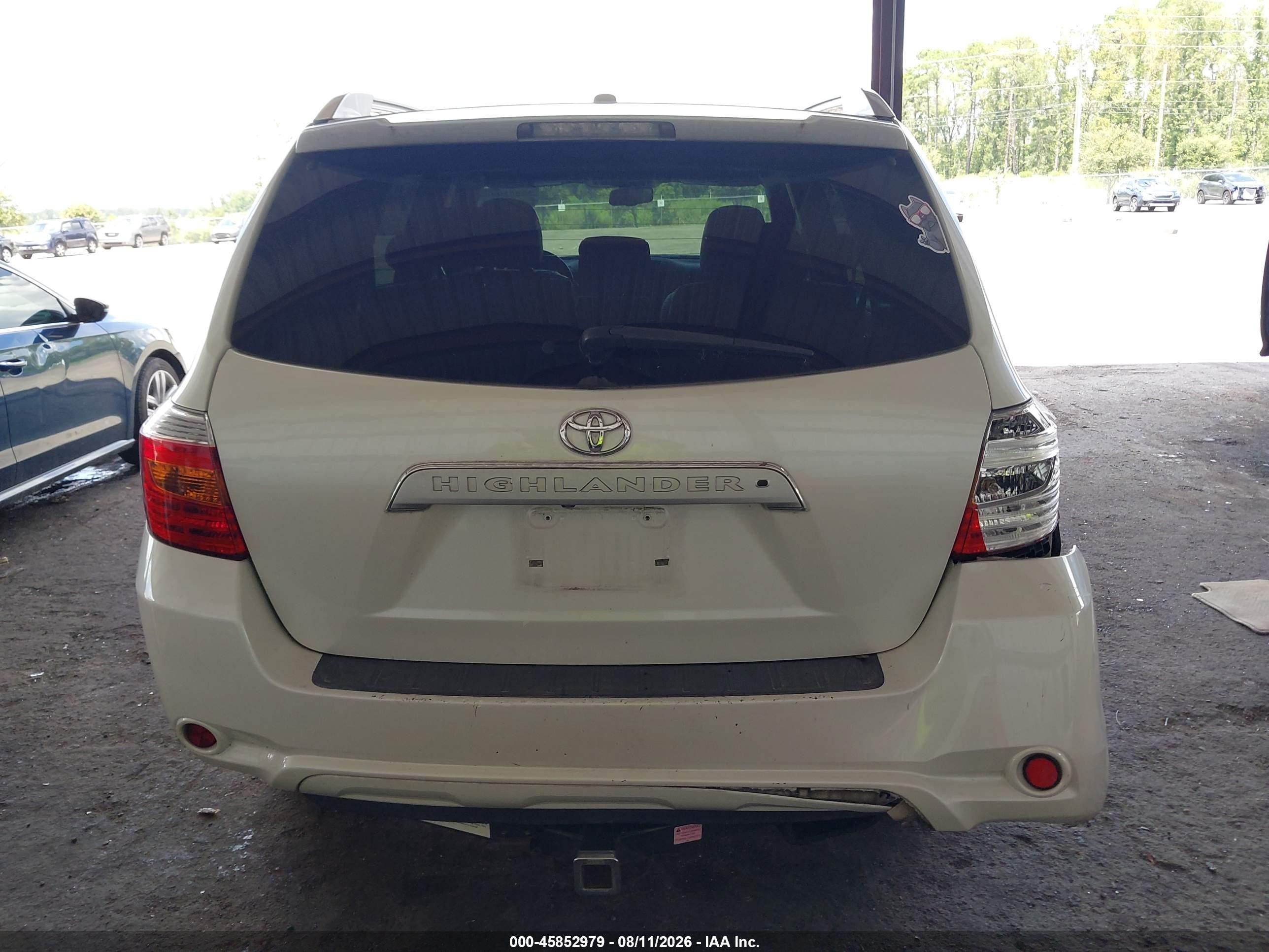 2010 Toyota Highlander Limited V6 Белый vin: 5TDYK3EH5AS010714