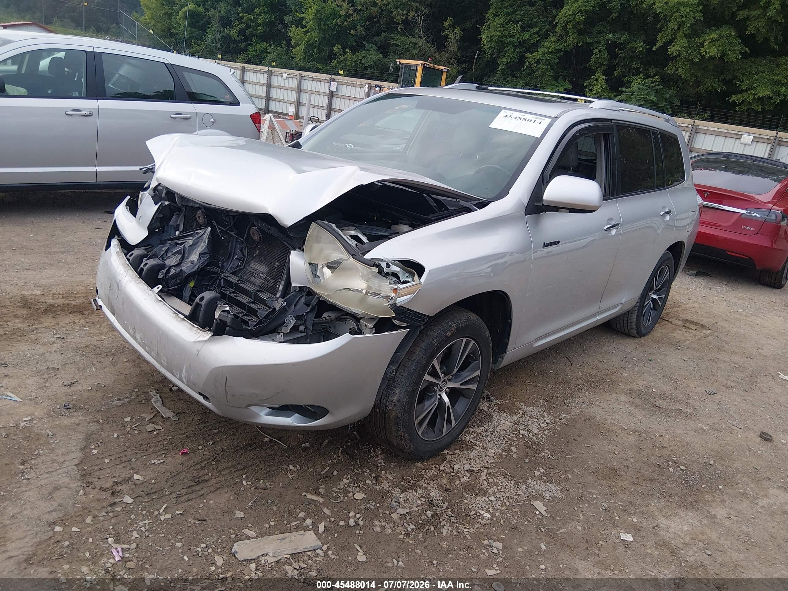 2010 Toyota Highlander Limited V6 Silver vin: 5TDYK3EH5AS010826