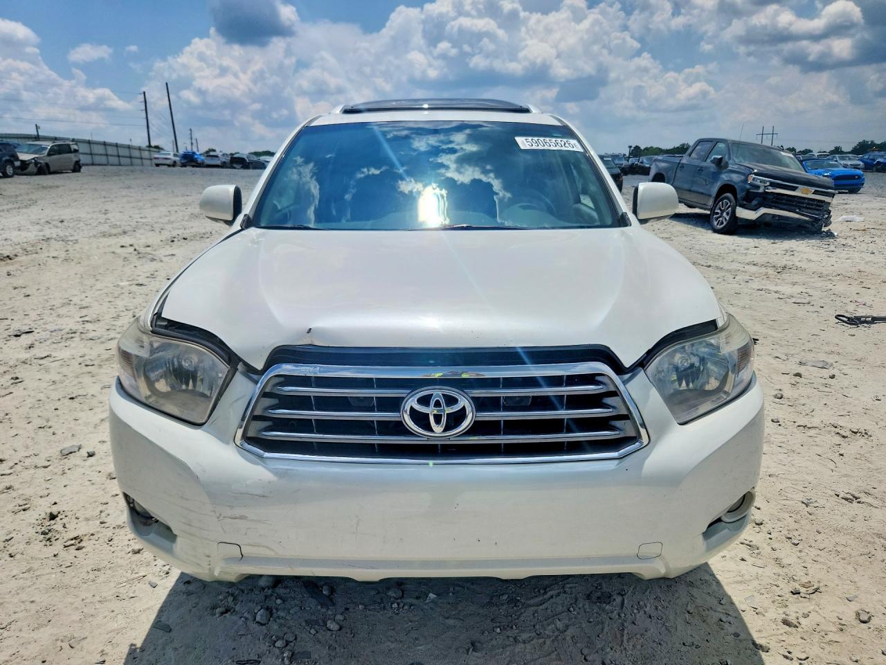 2010 Toyota Highlander Limited White vin: 5TDYK3EH5AS023818