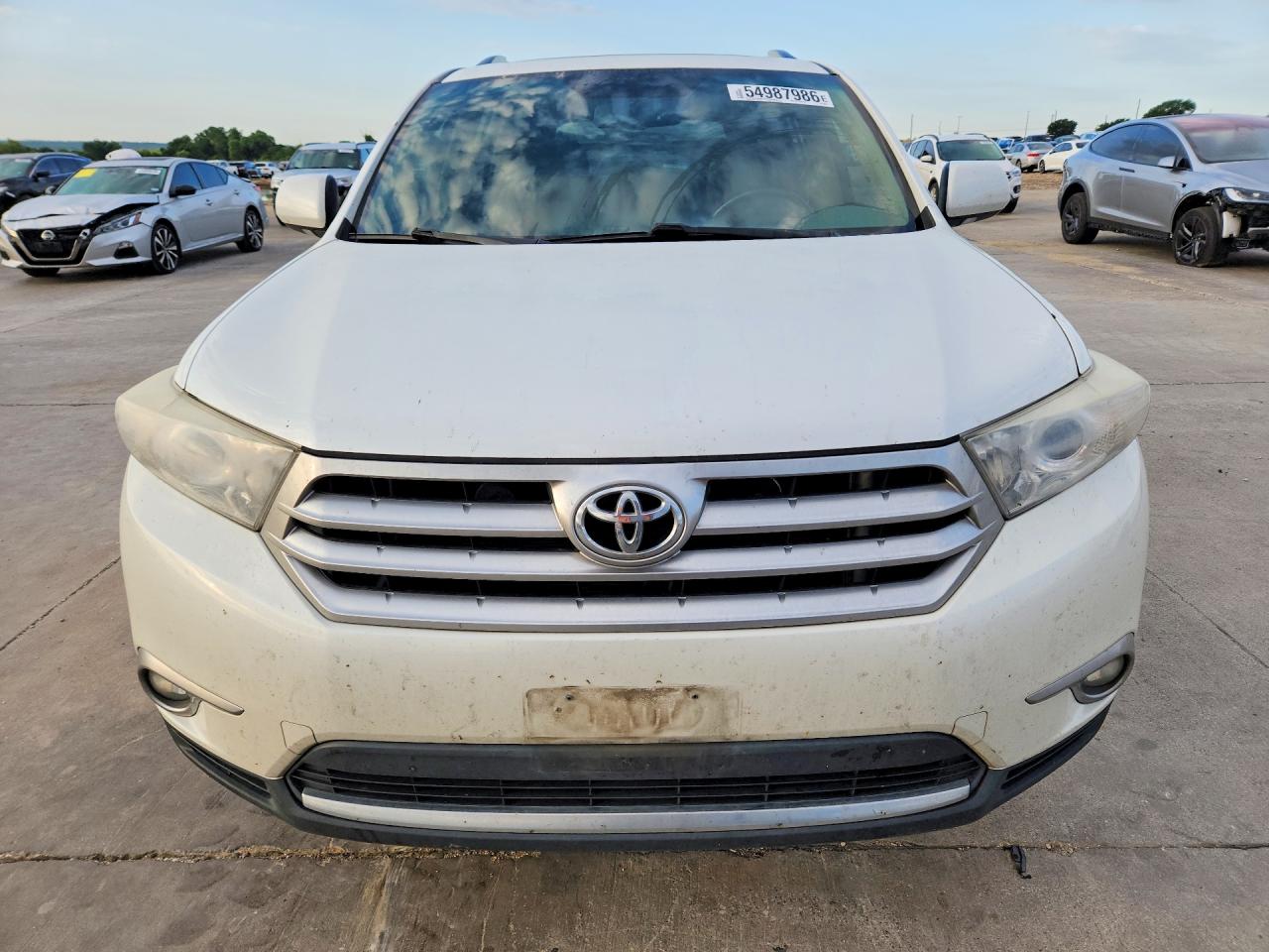 2012 Toyota Highlander Limited Белый vin: 5TDYK3EH5CS062864