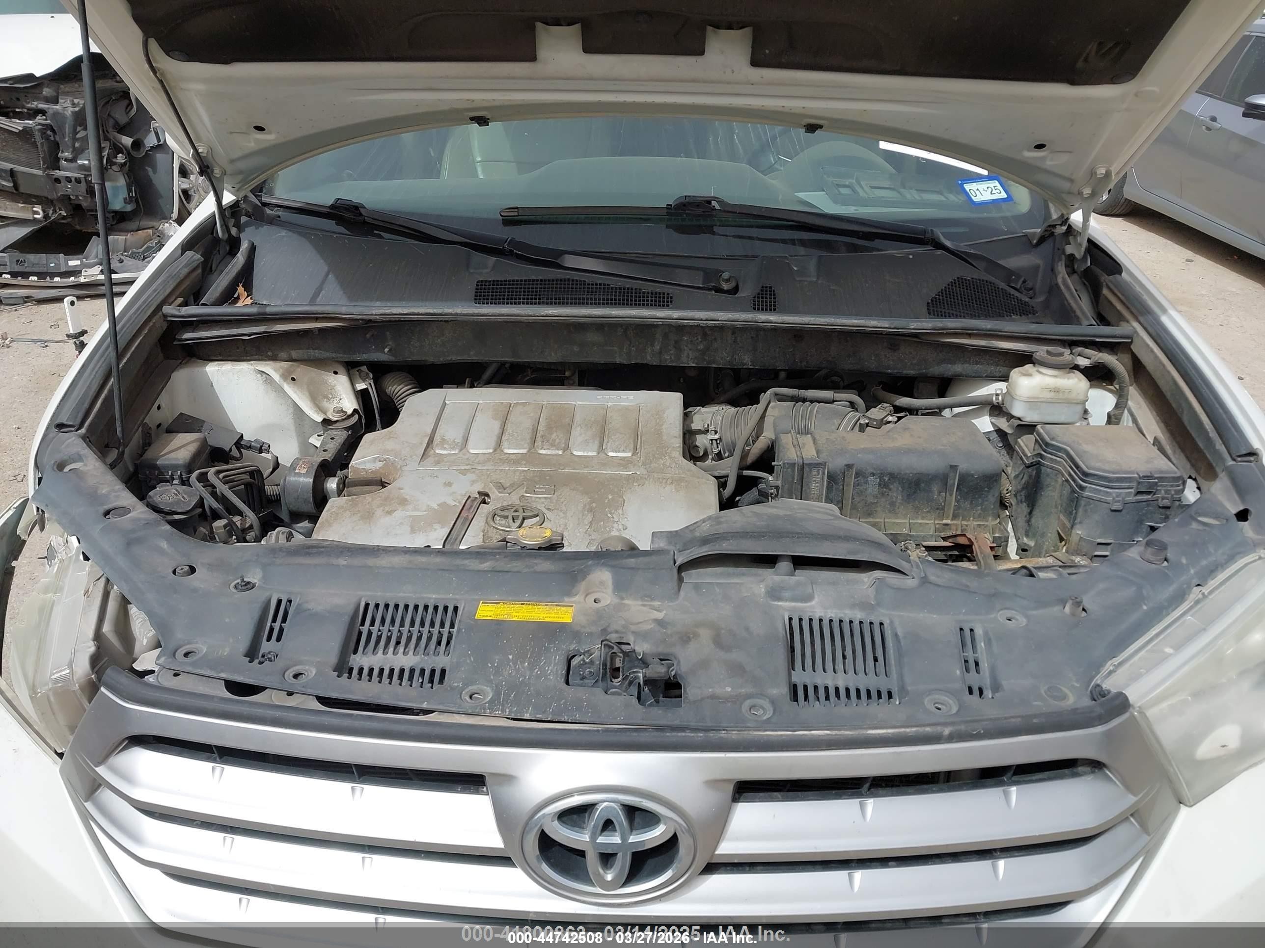 2012 Toyota Highlander Limited V6 White vin: 5TDYK3EH5CS078367