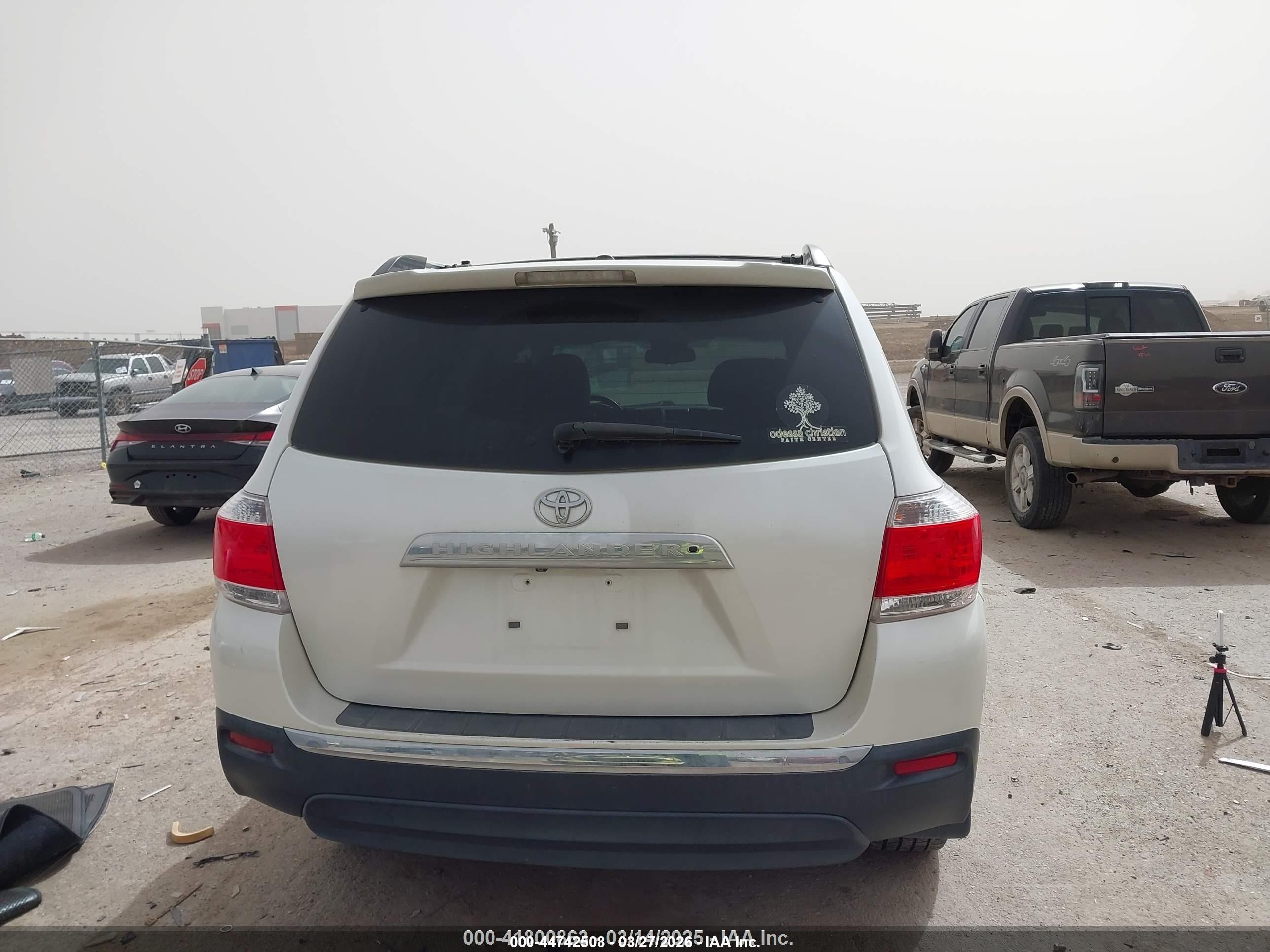 2012 Toyota Highlander Limited V6 White vin: 5TDYK3EH5CS078367