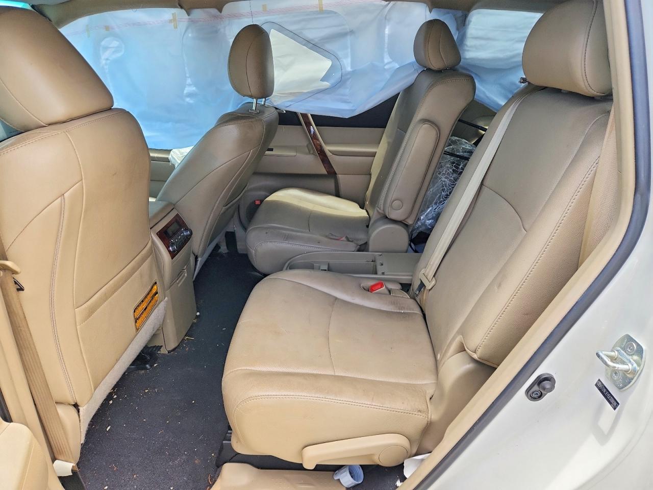 2012 Toyota Highlander Limited White vin: 5TDYK3EH5CS080863