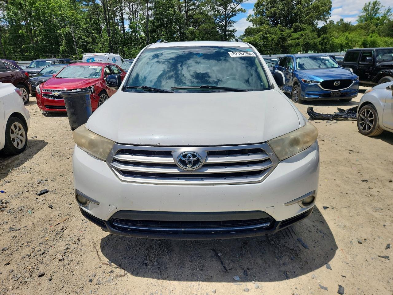 2012 Toyota Highlander Limited White vin: 5TDYK3EH5CS080863