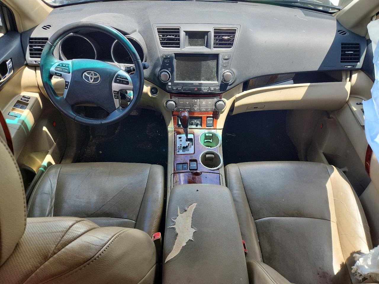 2012 Toyota Highlander Limited White vin: 5TDYK3EH5CS080863
