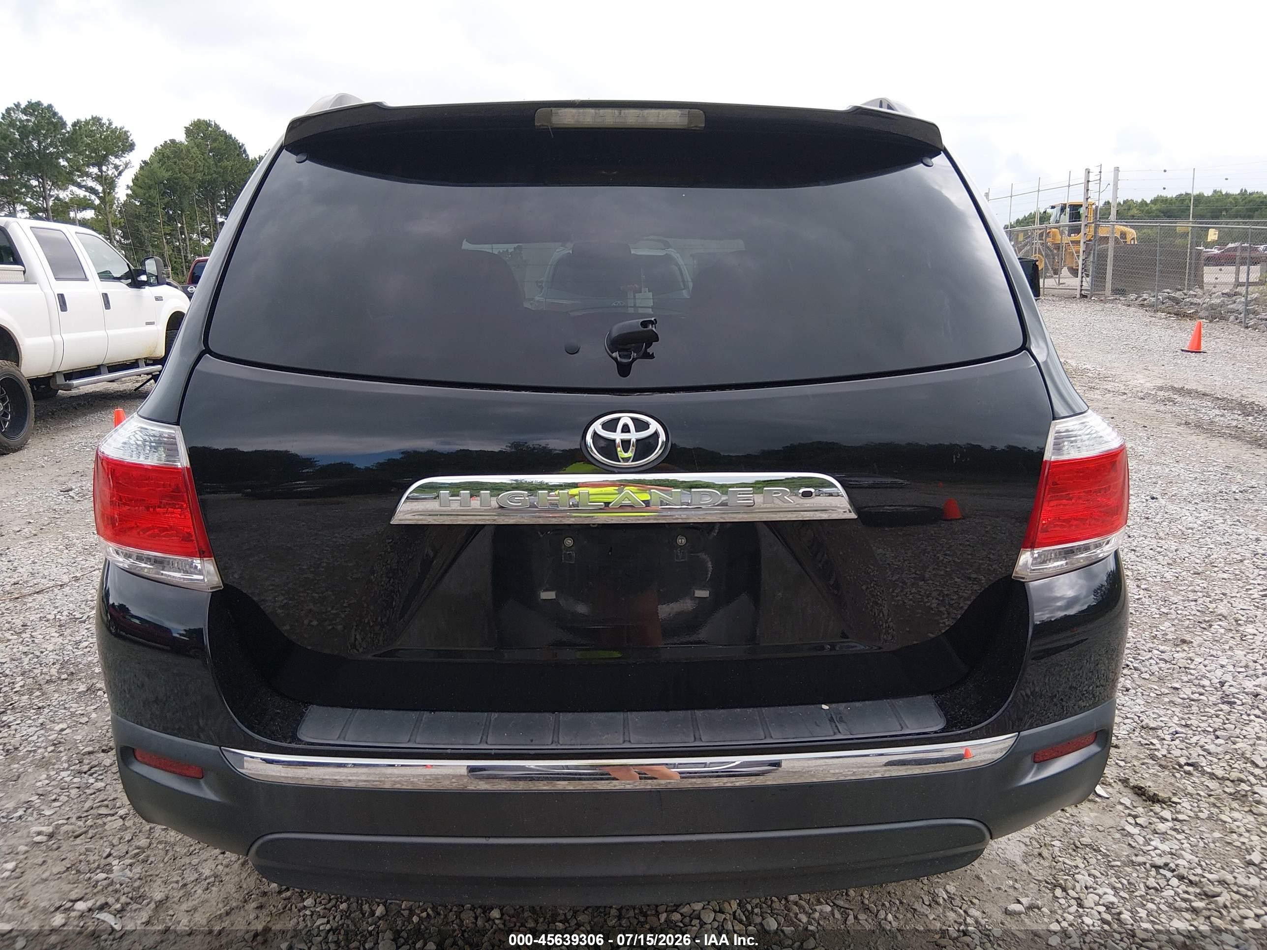 2012 Toyota Highlander Limited V6 Black vin: 5TDYK3EH5CS083181