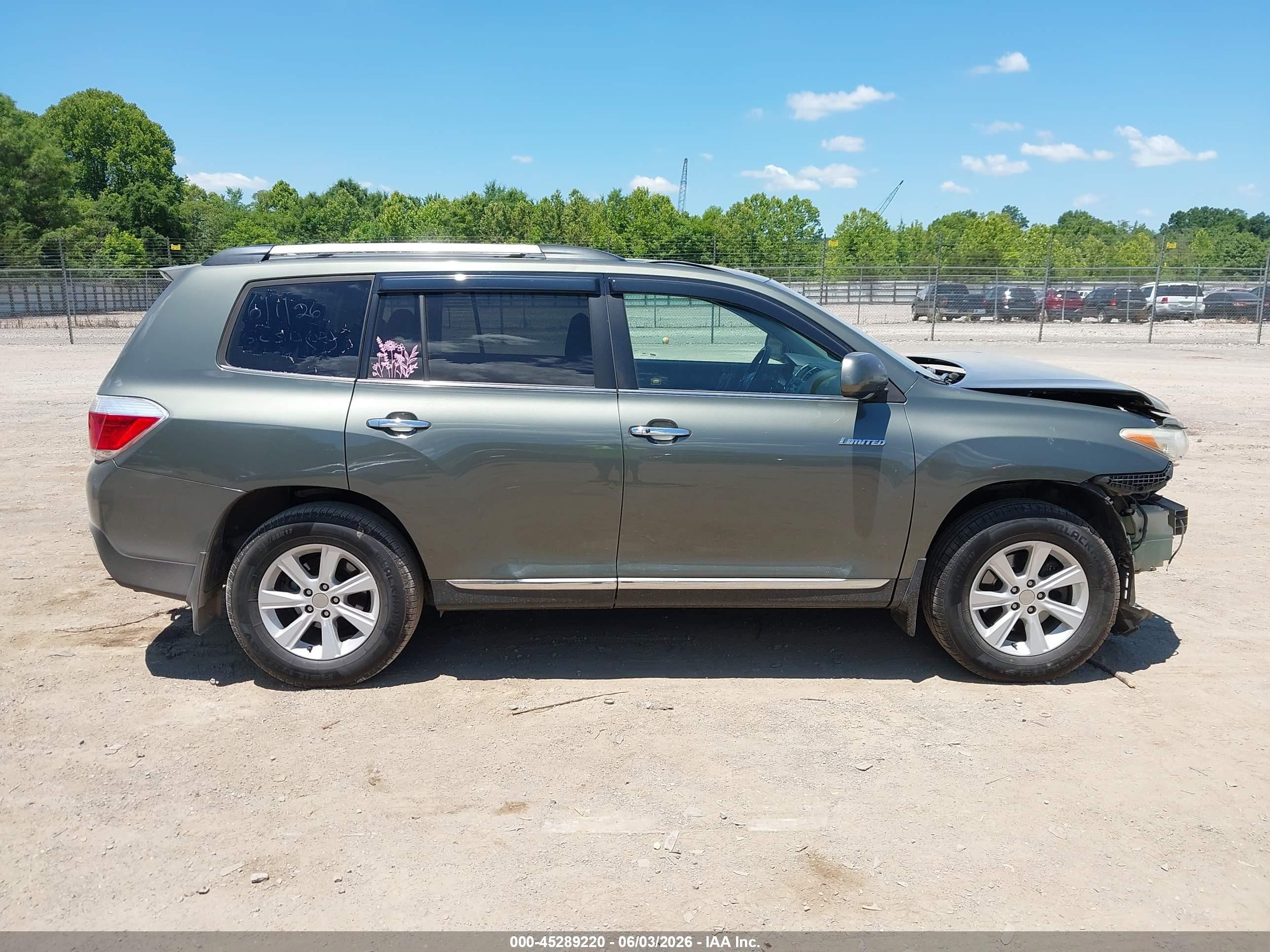 2013 Toyota Highlander Limited V6 Gray vin: 5TDYK3EH5DS110722