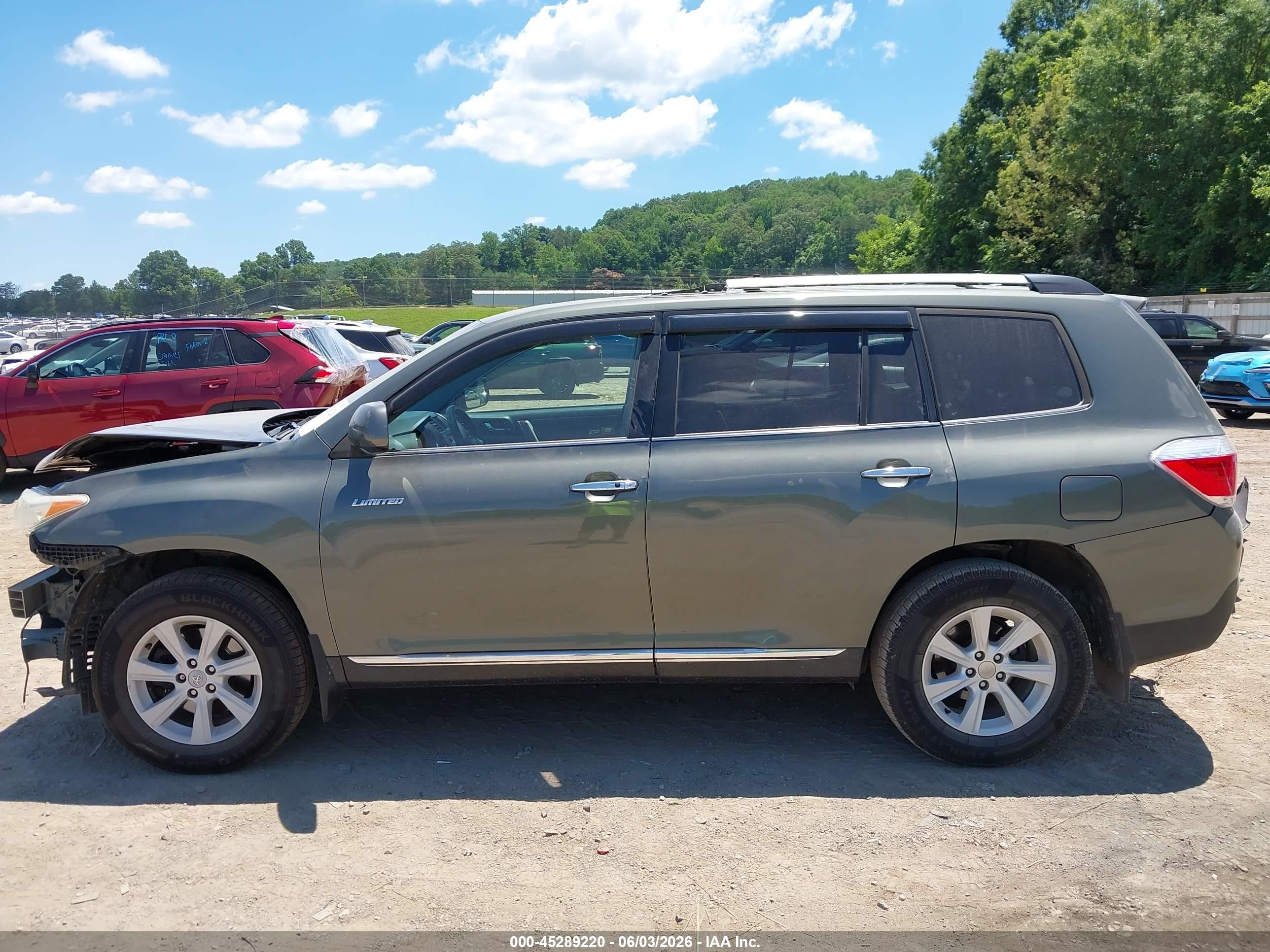 2013 Toyota Highlander Limited V6 Gray vin: 5TDYK3EH5DS110722