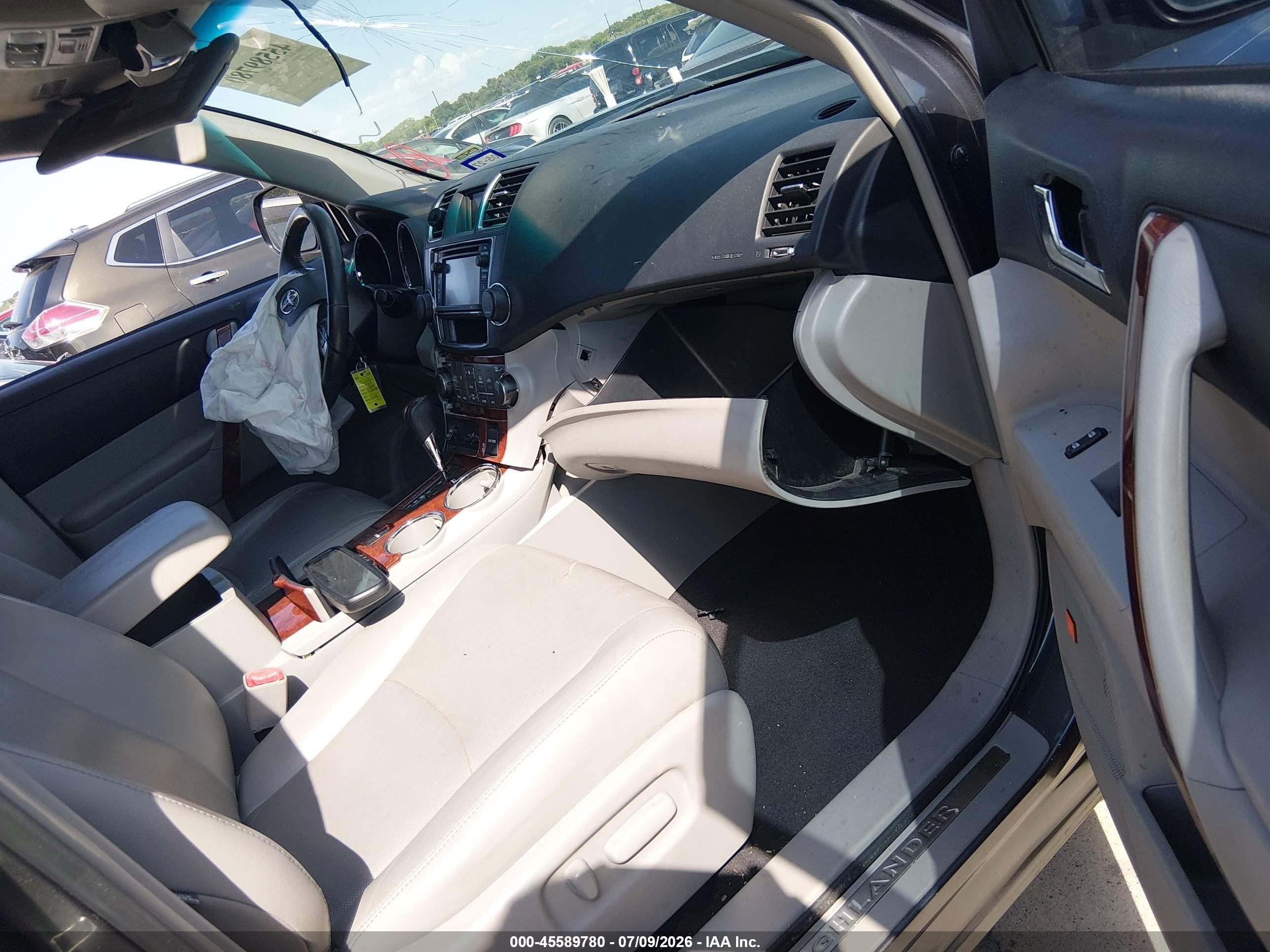 2013 Toyota Highlander Limited V6 Gray vin: 5TDYK3EH5DS110798