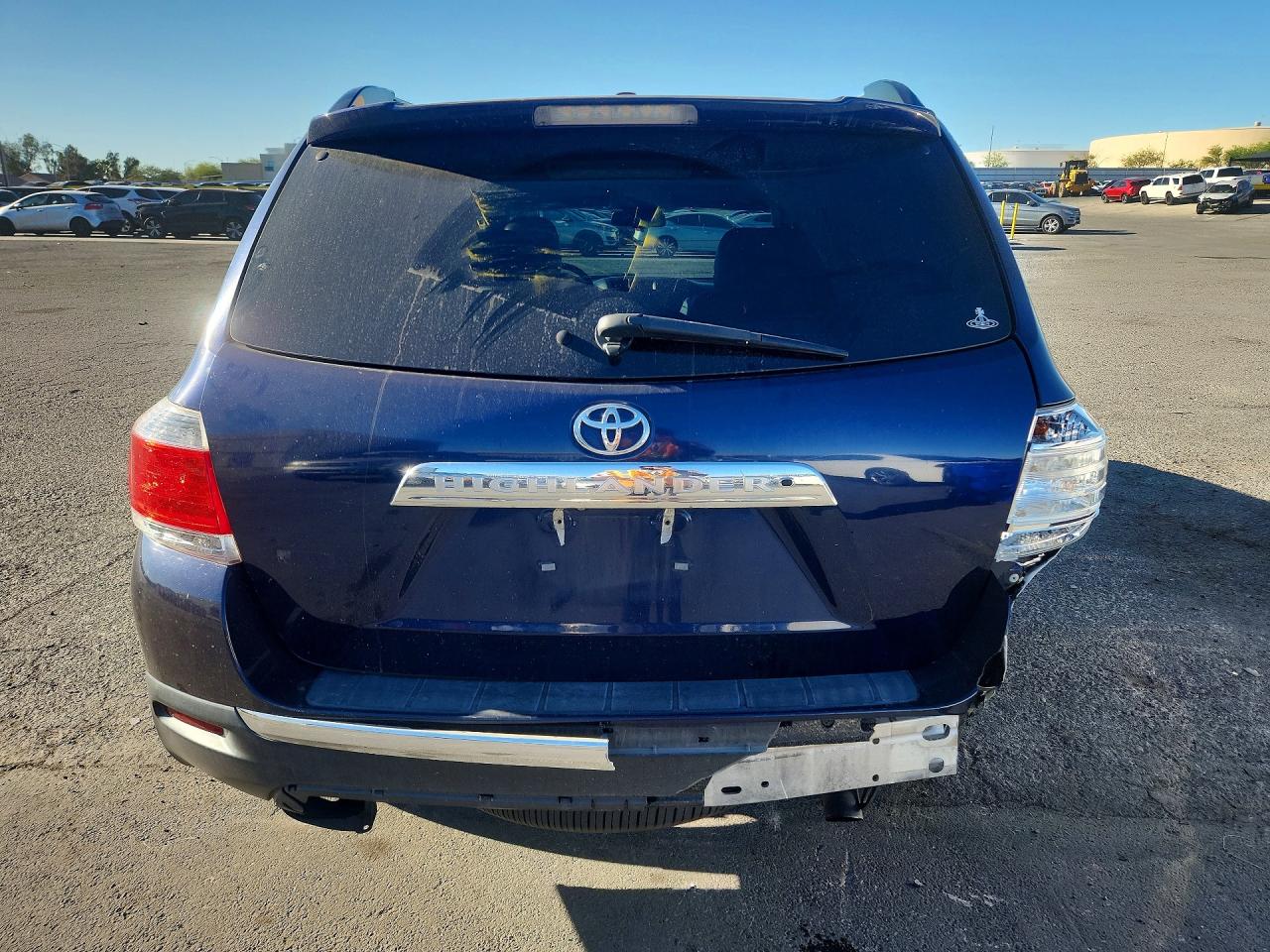2013 Toyota Highlander Limited Blue vin: 5TDYK3EH5DS121736