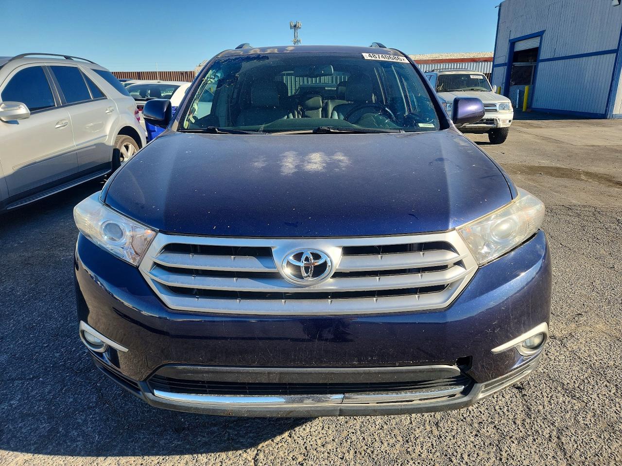 2013 Toyota Highlander Limited Blue vin: 5TDYK3EH5DS121736