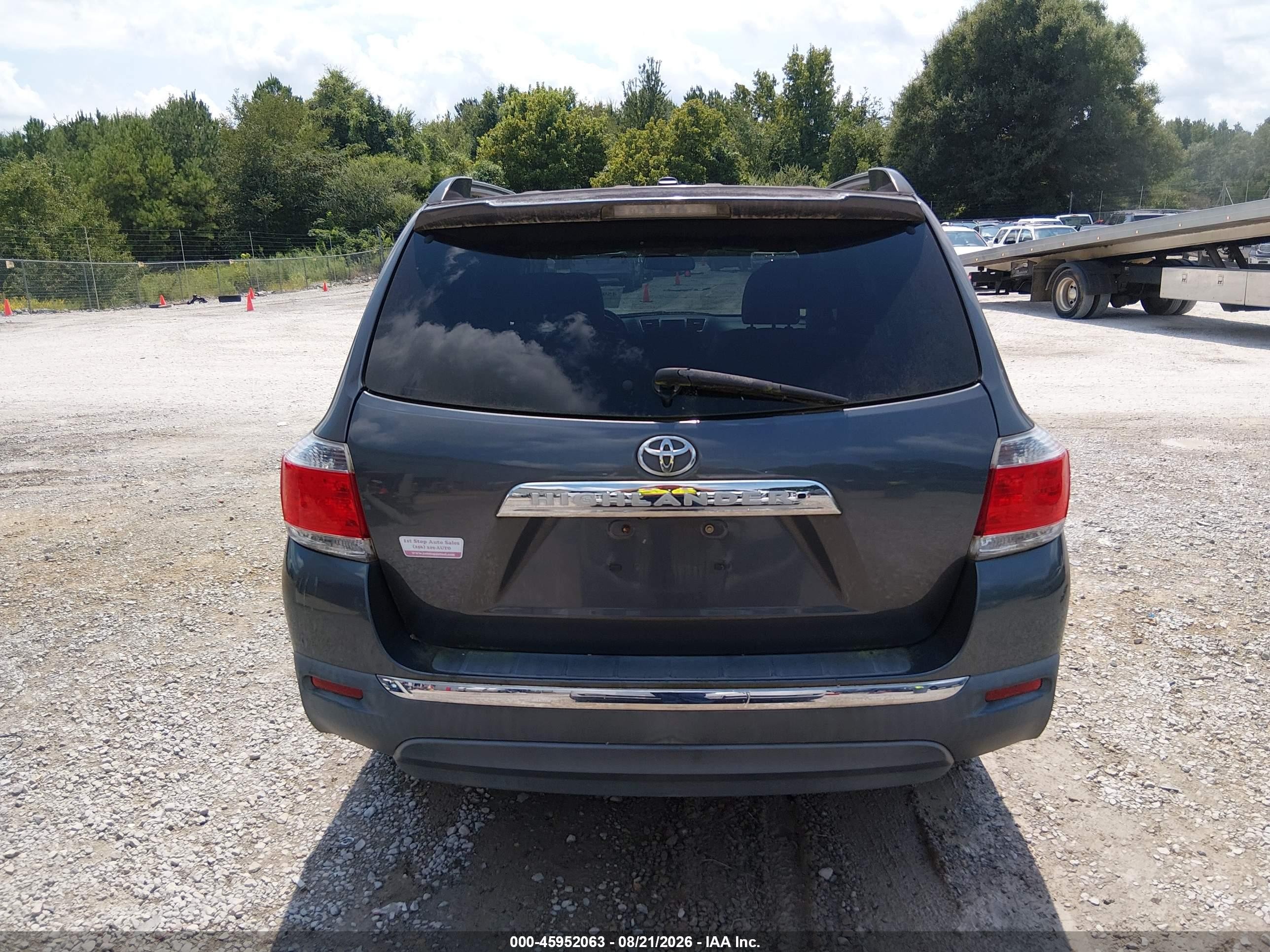 2011 Toyota Highlander Limited V6 Серый vin: 5TDYK3EH6BS030603