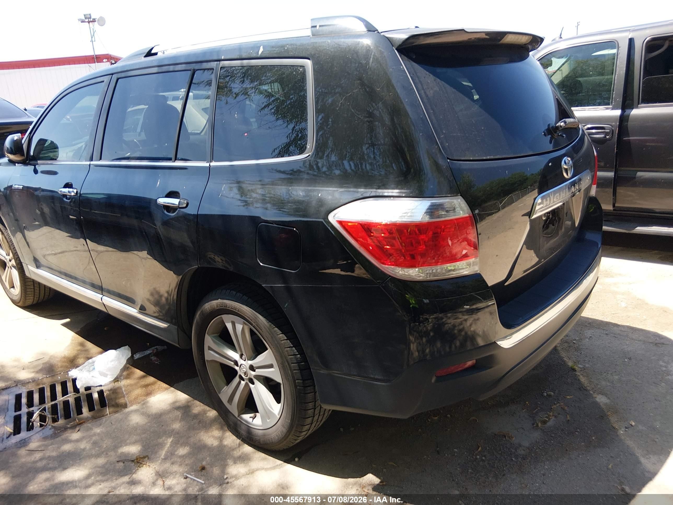 2011 Toyota Highlander Limited V6 Черный vin: 5TDYK3EH6BS030973