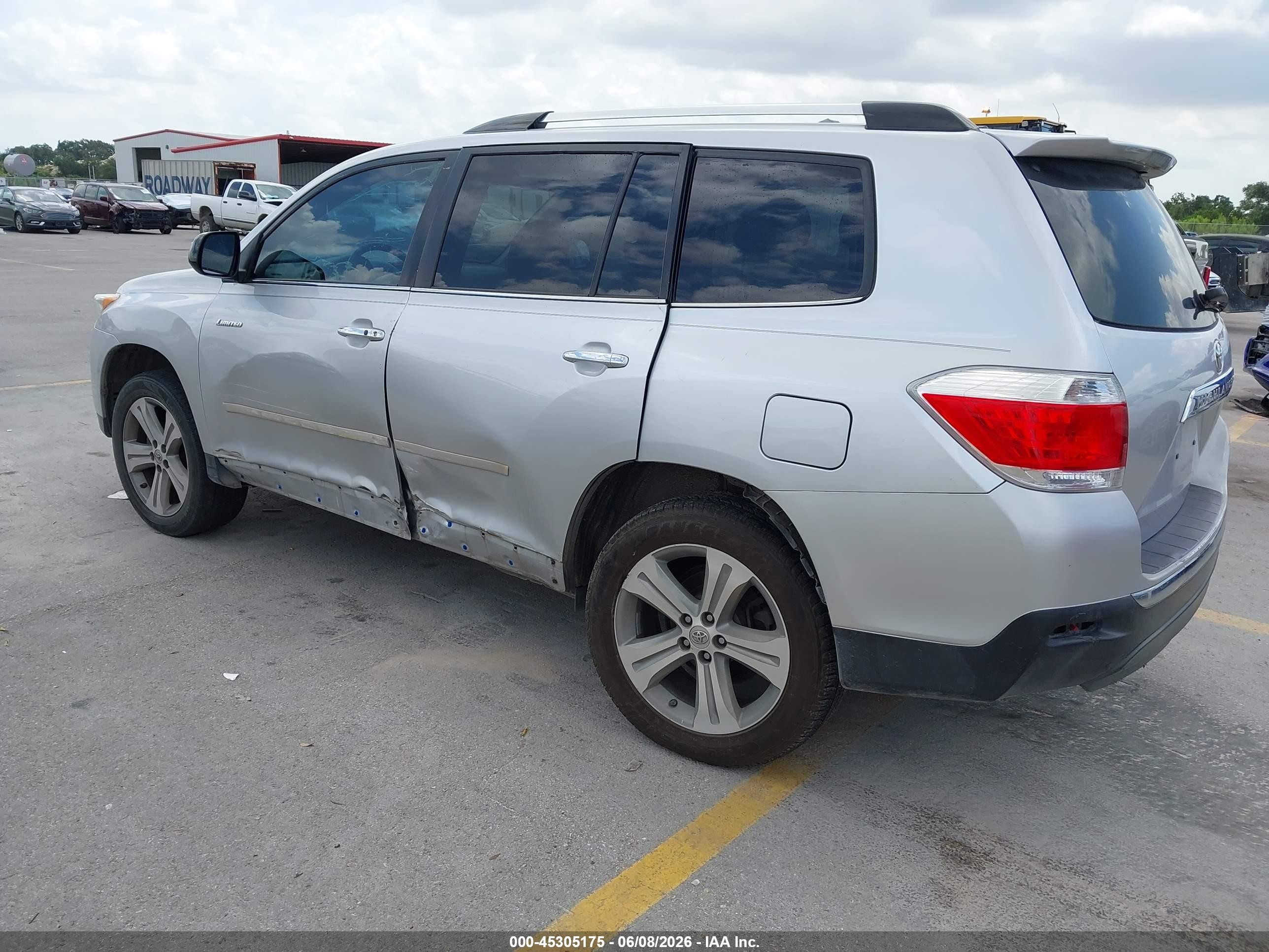 2012 Toyota Highlander Limited V6 Silver vin: 5TDYK3EH6CS076806