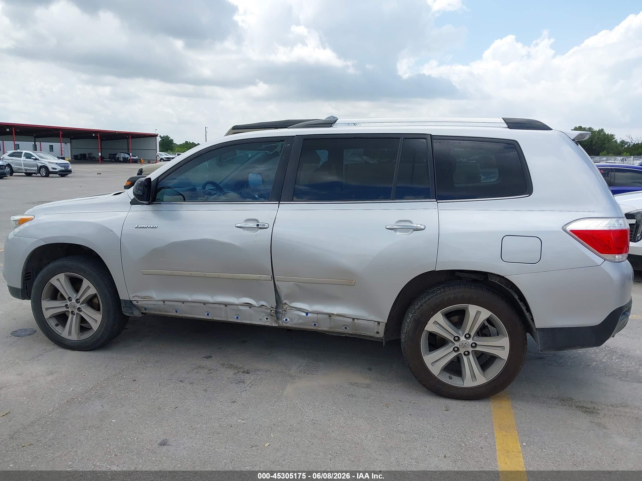 2012 Toyota Highlander Limited V6 Silver vin: 5TDYK3EH6CS076806