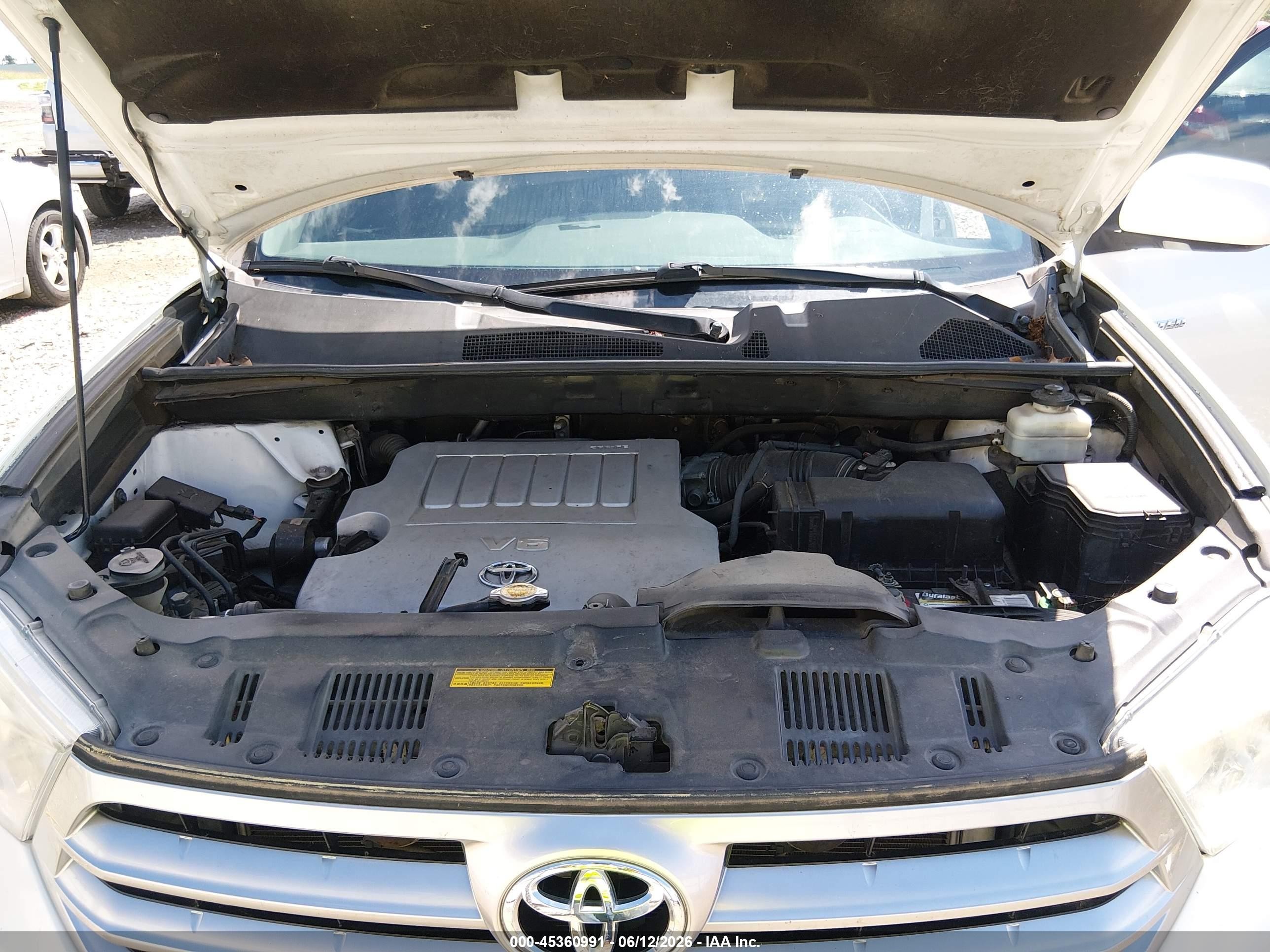 2013 Toyota Highlander Limited V6 White vin: 5TDYK3EH6DS115136