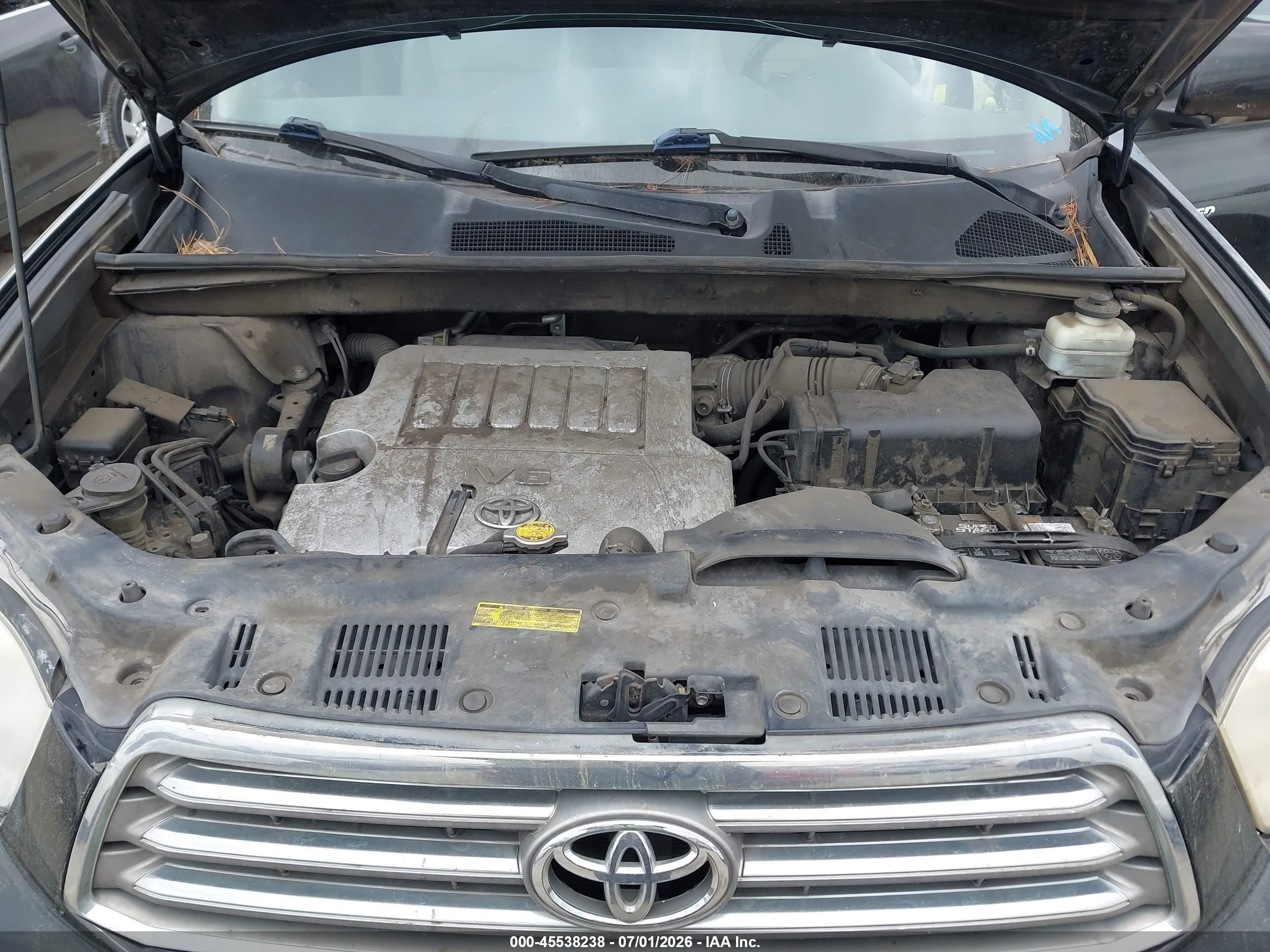 2010 Toyota Highlander Limited V6 Black vin: 5TDYK3EH7AS011699