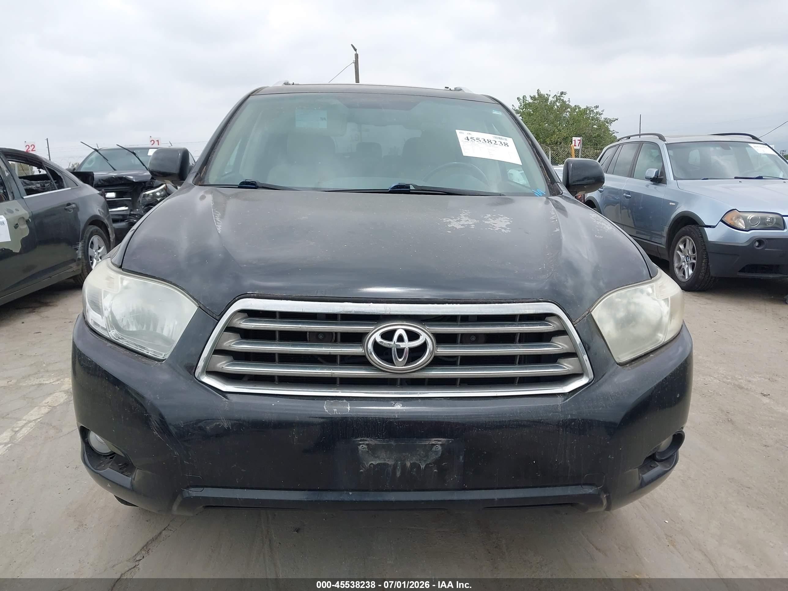 2010 Toyota Highlander Limited V6 Black vin: 5TDYK3EH7AS011699