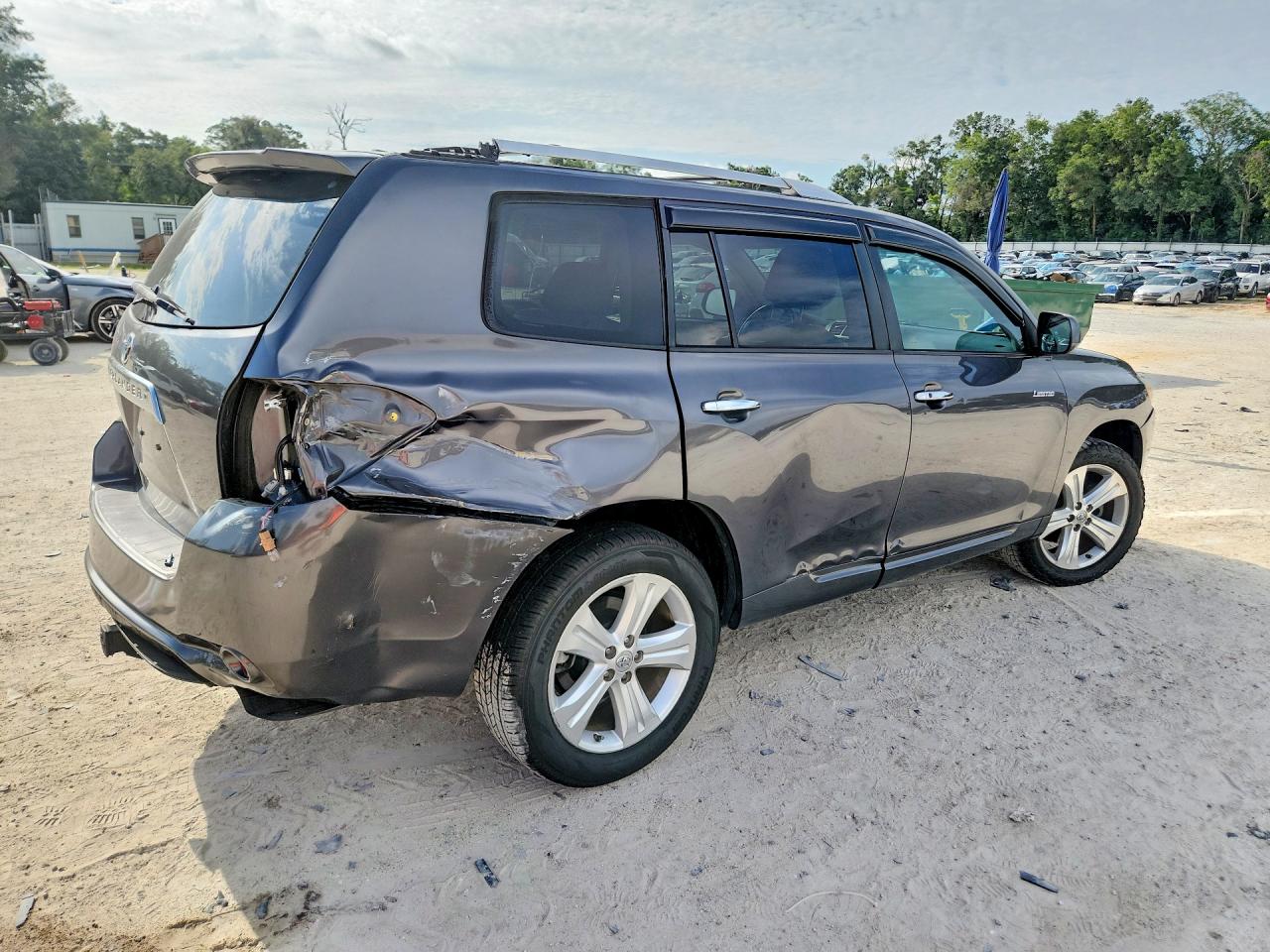 2010 Toyota Highlander Limited Gray vin: 5TDYK3EH7AS020368