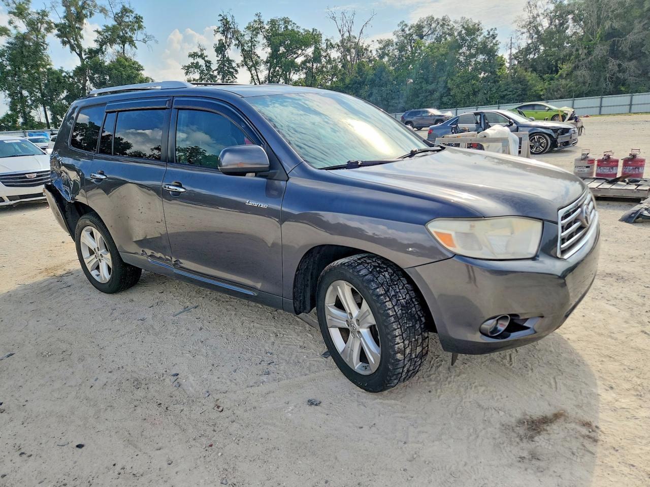 2010 Toyota Highlander Limited Gray vin: 5TDYK3EH7AS020368